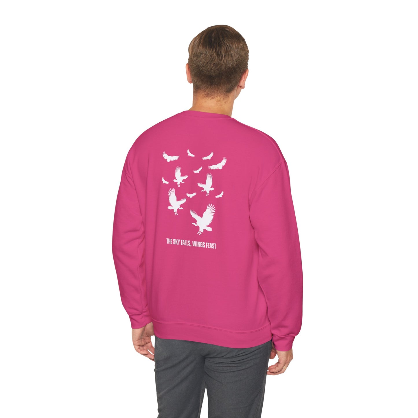 Soaring Vulture Crewneck Sweatshirt | Unisex Sweater for Nature Lovers, Perfect for Gift Giving, Cozy Wear, Outdoor Adventures, Eco-Friendly