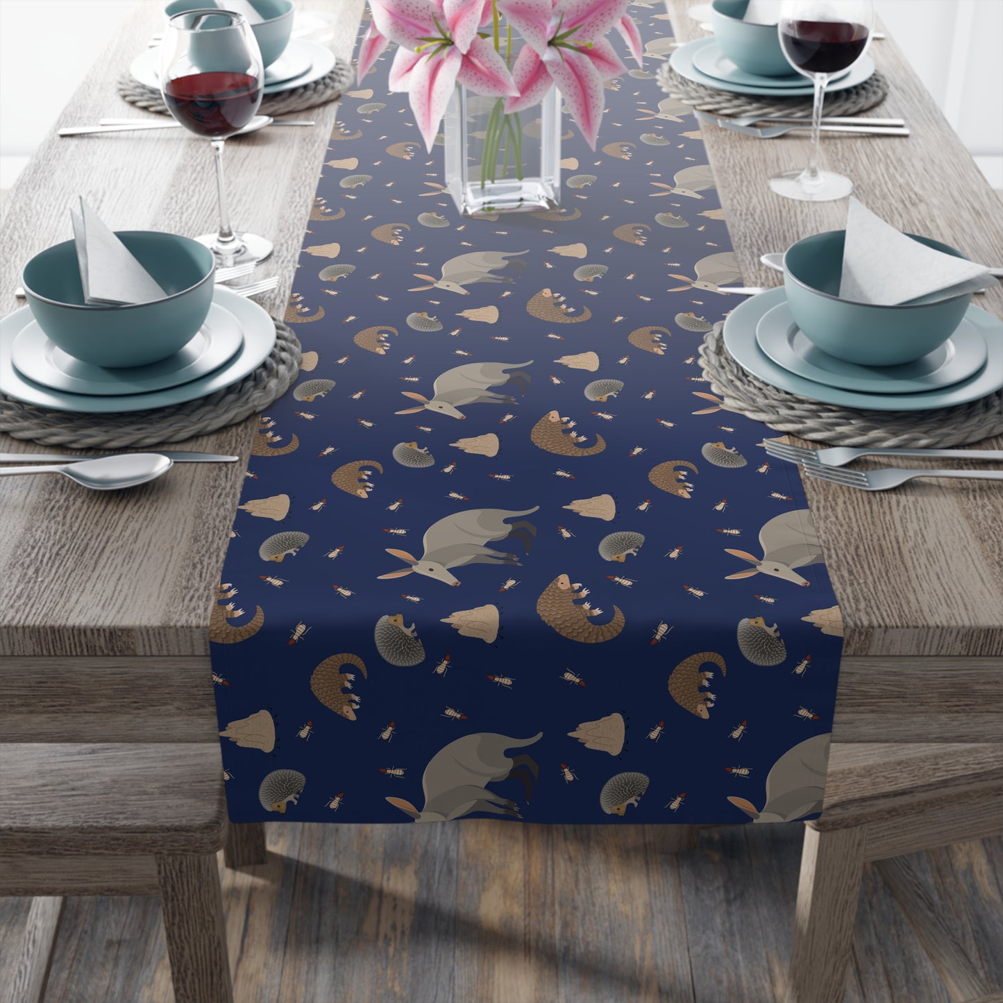 Table Runner - Nocturnal Animal
