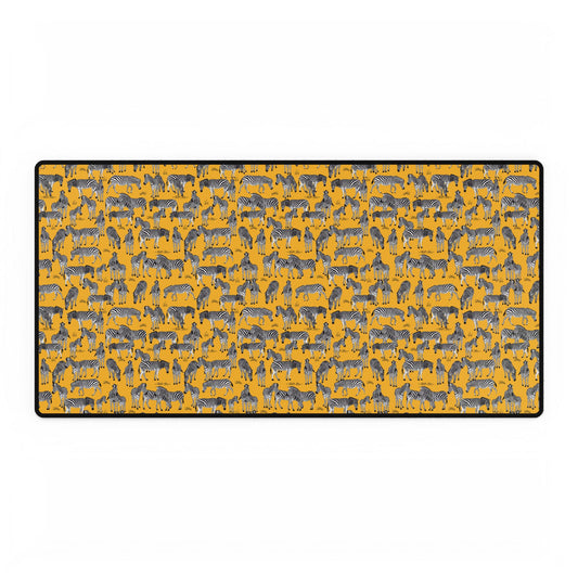 Zebra Herd Desk Mats for Home Office, Non-Slip Desktop Mat, Cute Workspace Decor, Personalized Office Gifts, Stylish Desk Accessories