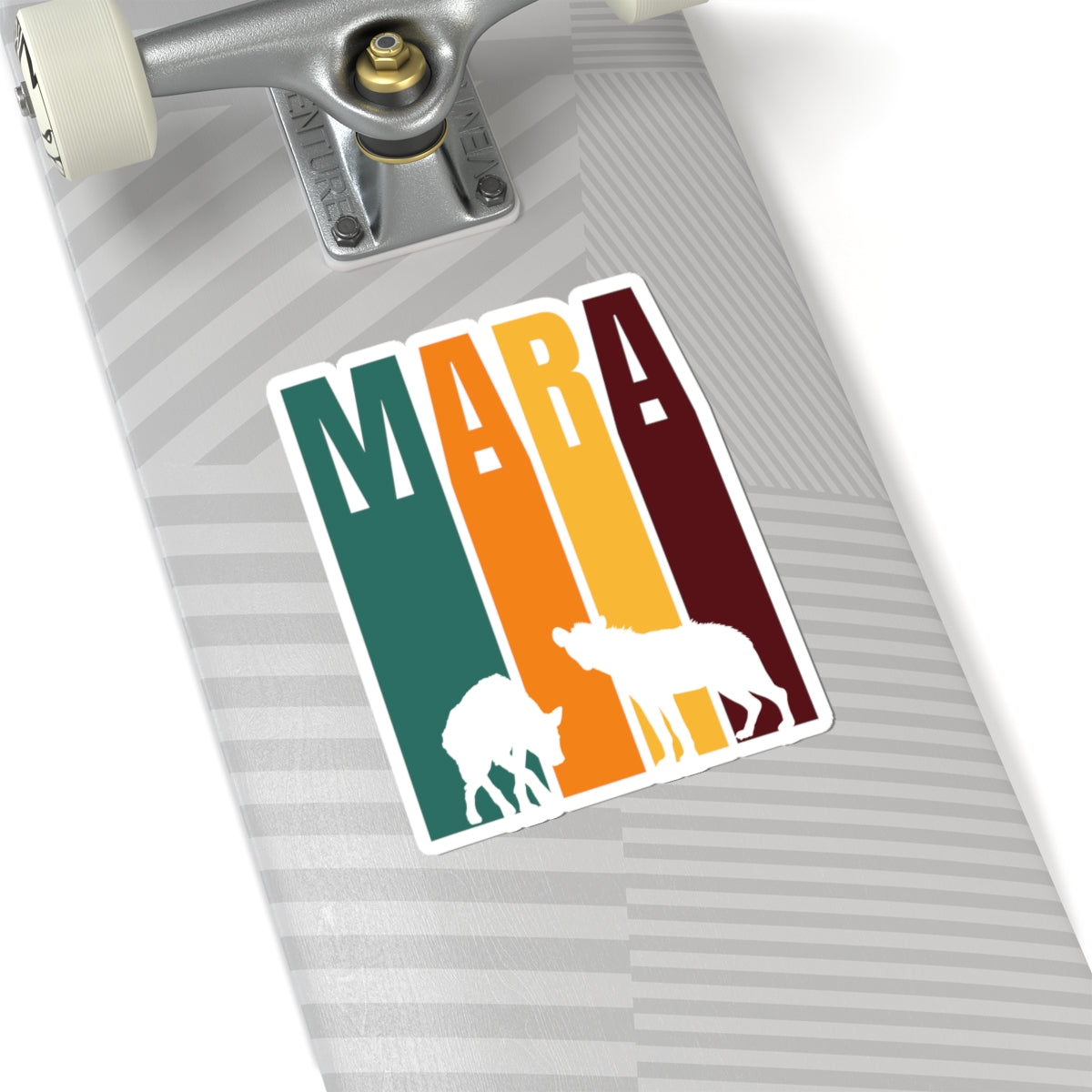 Safari Themed, Hyena, Masai Mara, Vibrant Kiss-Cut Stickers for Laptop, Scrapbooking, Gifts, Eco-Friendly Decor, Customizable Designs