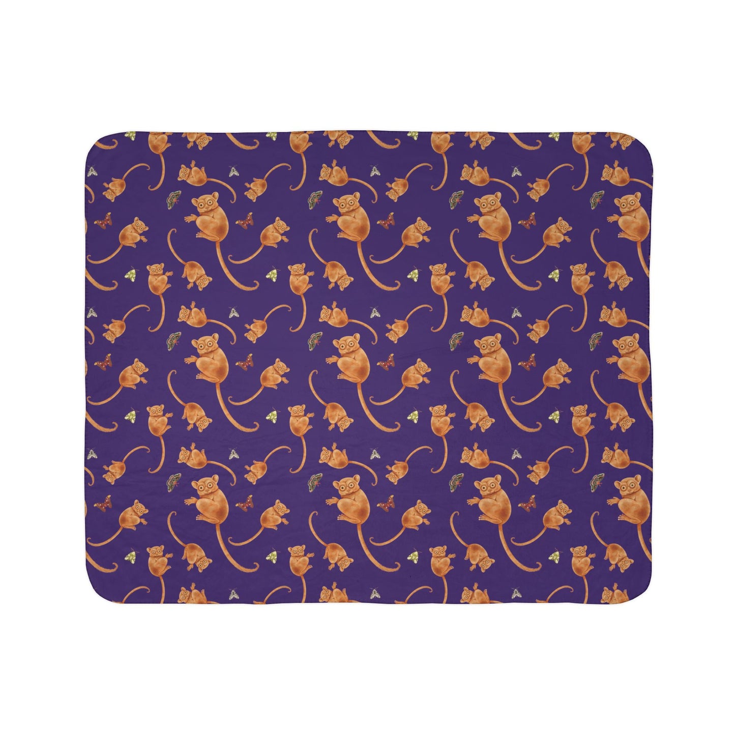 Bushbaby Fleece Sherpa Blanket