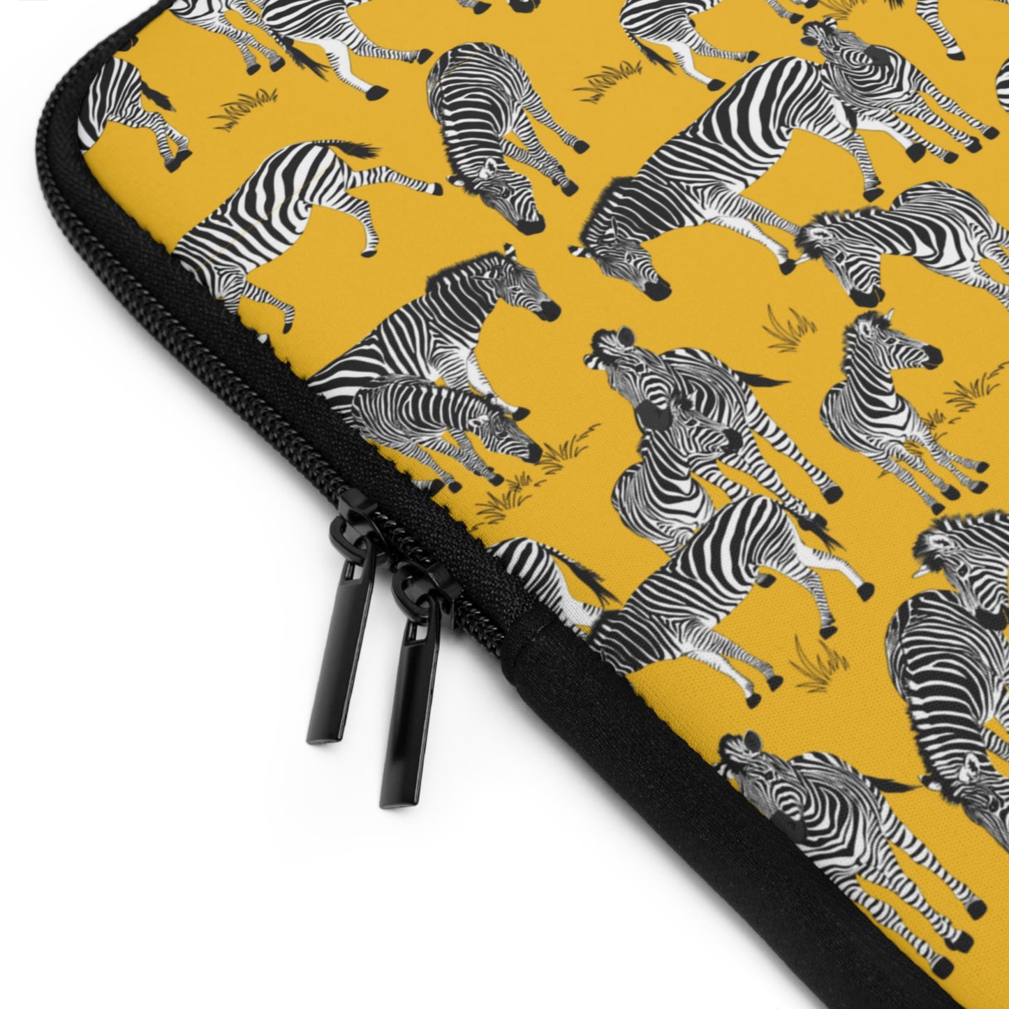 Zebra Herd Pattern Laptop Sleeve, Stylish Laptop Bag, Wildlife Laptop Cover, Gift for Bird Lovers, Laptop Case for Travel