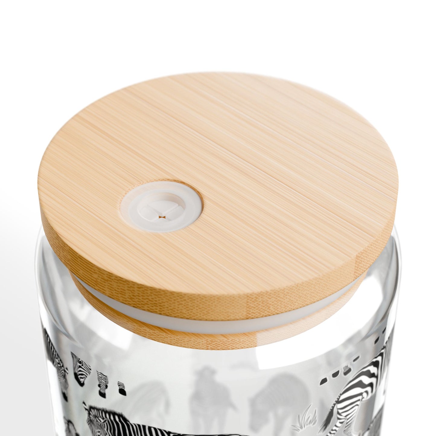 Zebra Herd Sipper Glass