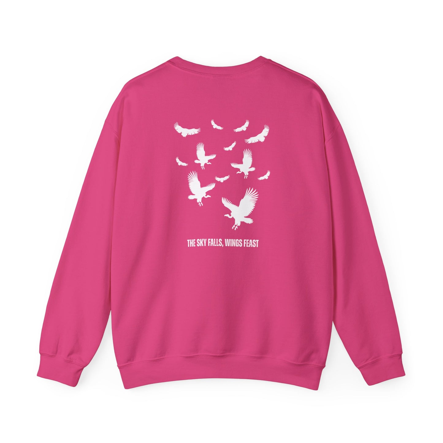 Soaring Vulture Crewneck Sweatshirt | Unisex Sweater for Nature Lovers, Perfect for Gift Giving, Cozy Wear, Outdoor Adventures, Eco-Friendly
