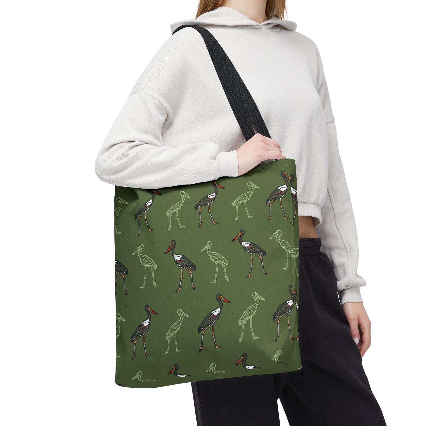 Saddle-billed Stork Tote Bag