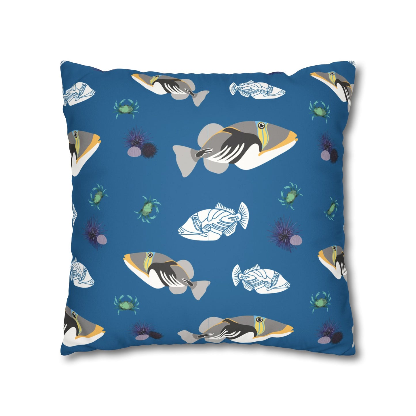 Triggerfish Lux Faux Suede Throw Pillow Cover – 18" x 18" & 20" x 20"