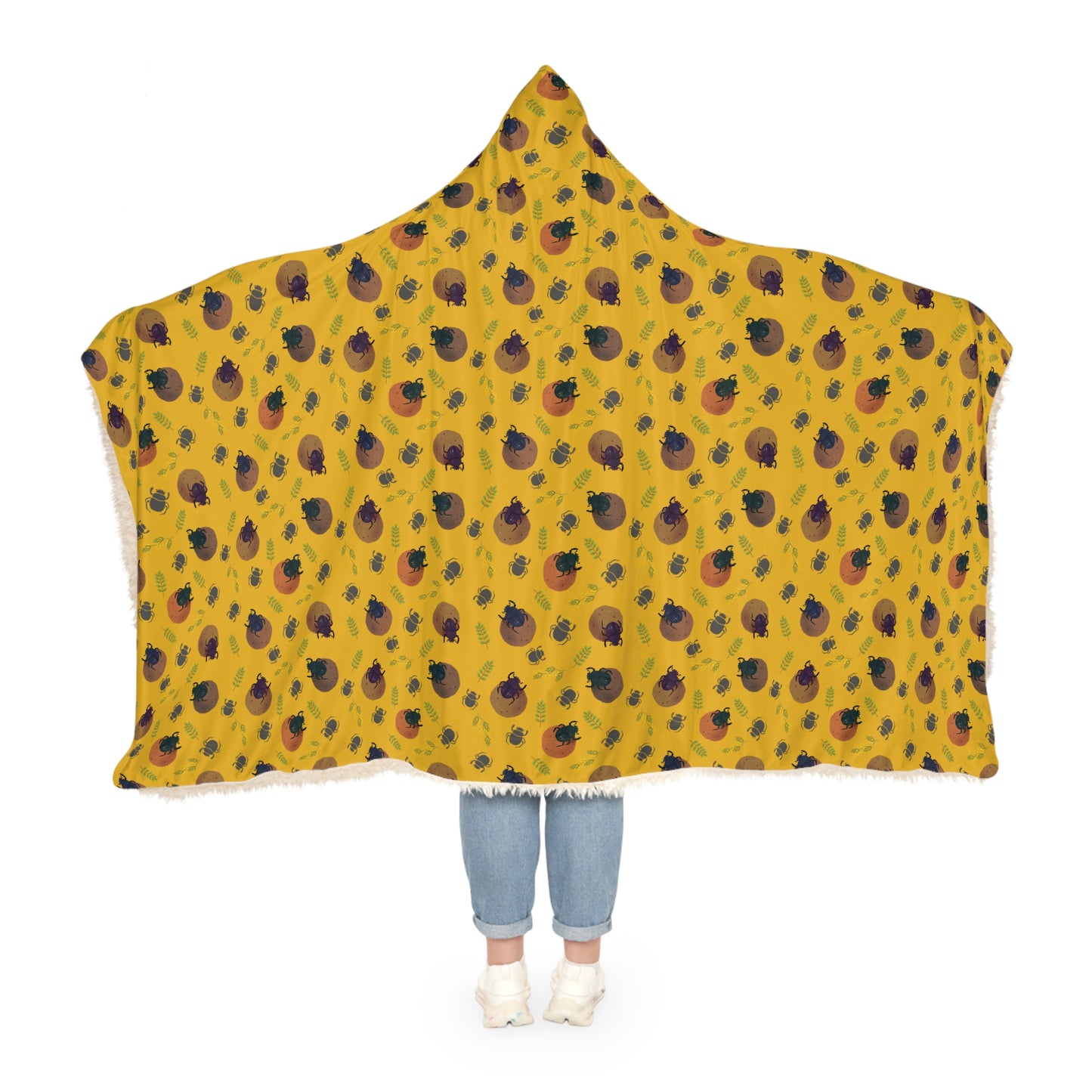 Dung Beetle Hooded Snuggle Blanket