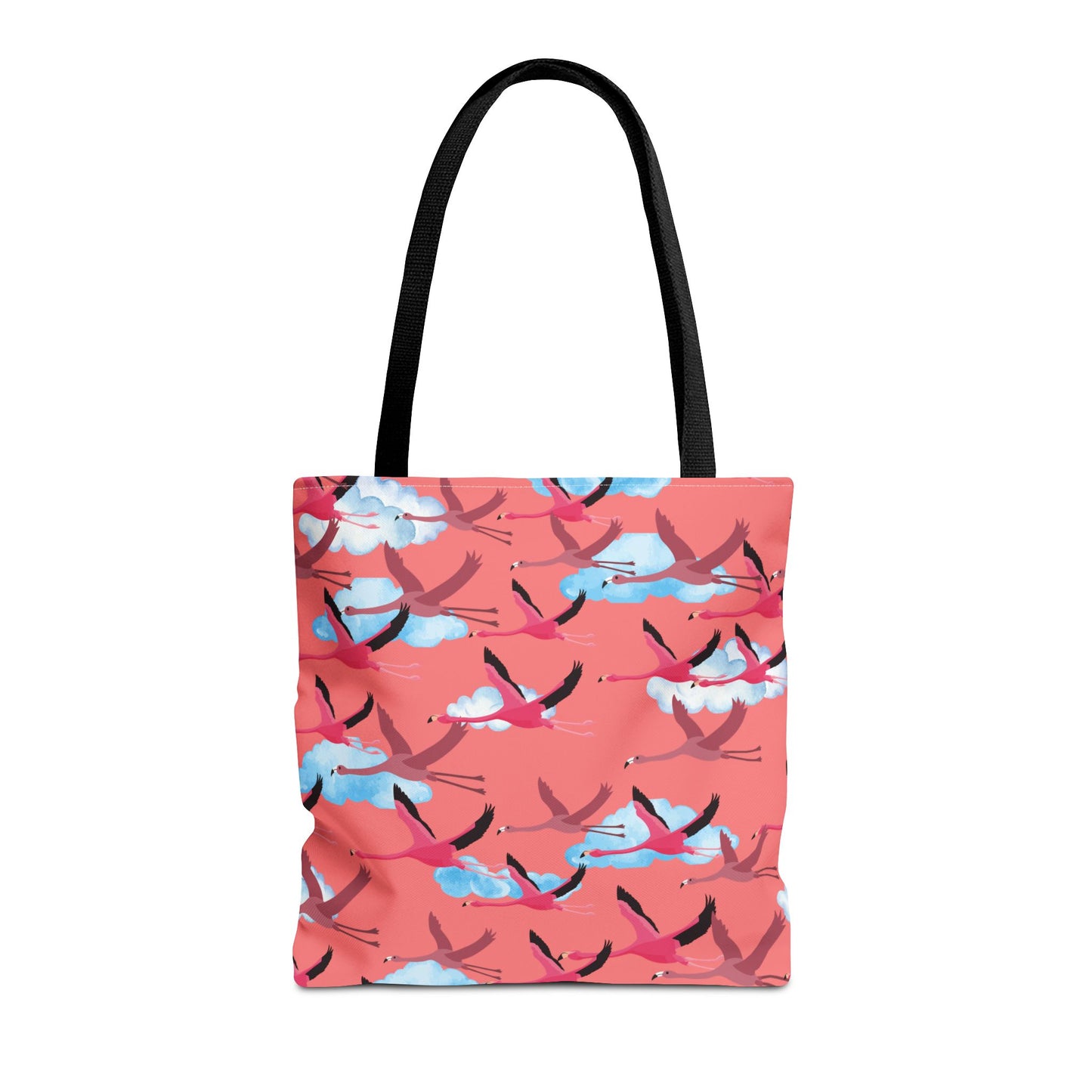 Flying Flamingo Tote Bag