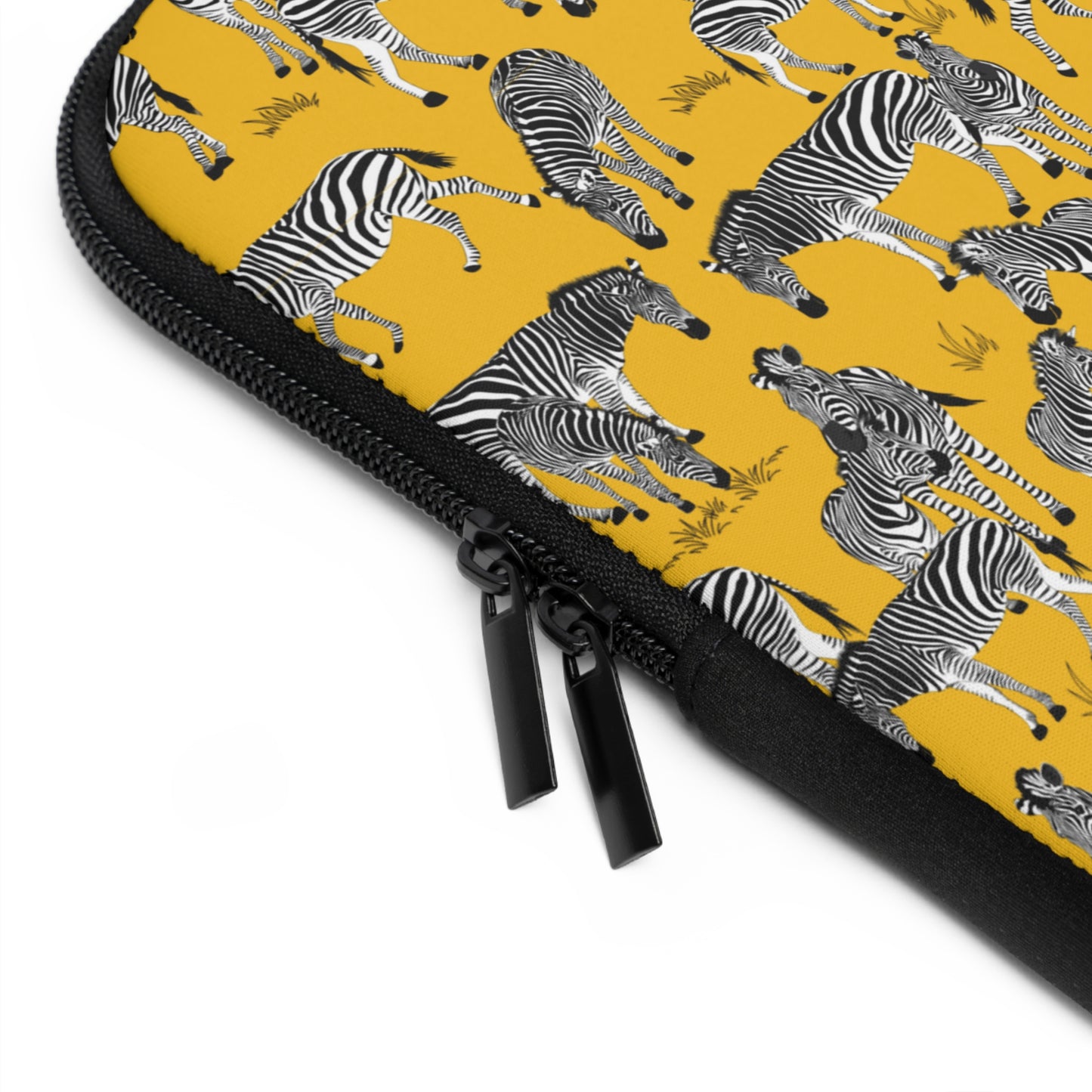 Zebra Herd Pattern Laptop Sleeve, Stylish Laptop Bag, Wildlife Laptop Cover, Gift for Bird Lovers, Laptop Case for Travel
