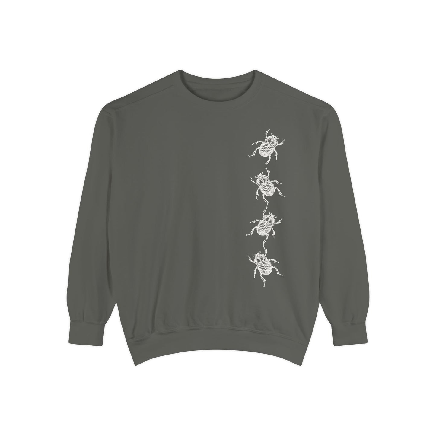 Dung Beetle Chain Design Sweatshirt, Cozy Unisex Pullover, Perfect for Nature Lovers, Gifts for Biologists, Casual Layering Piece