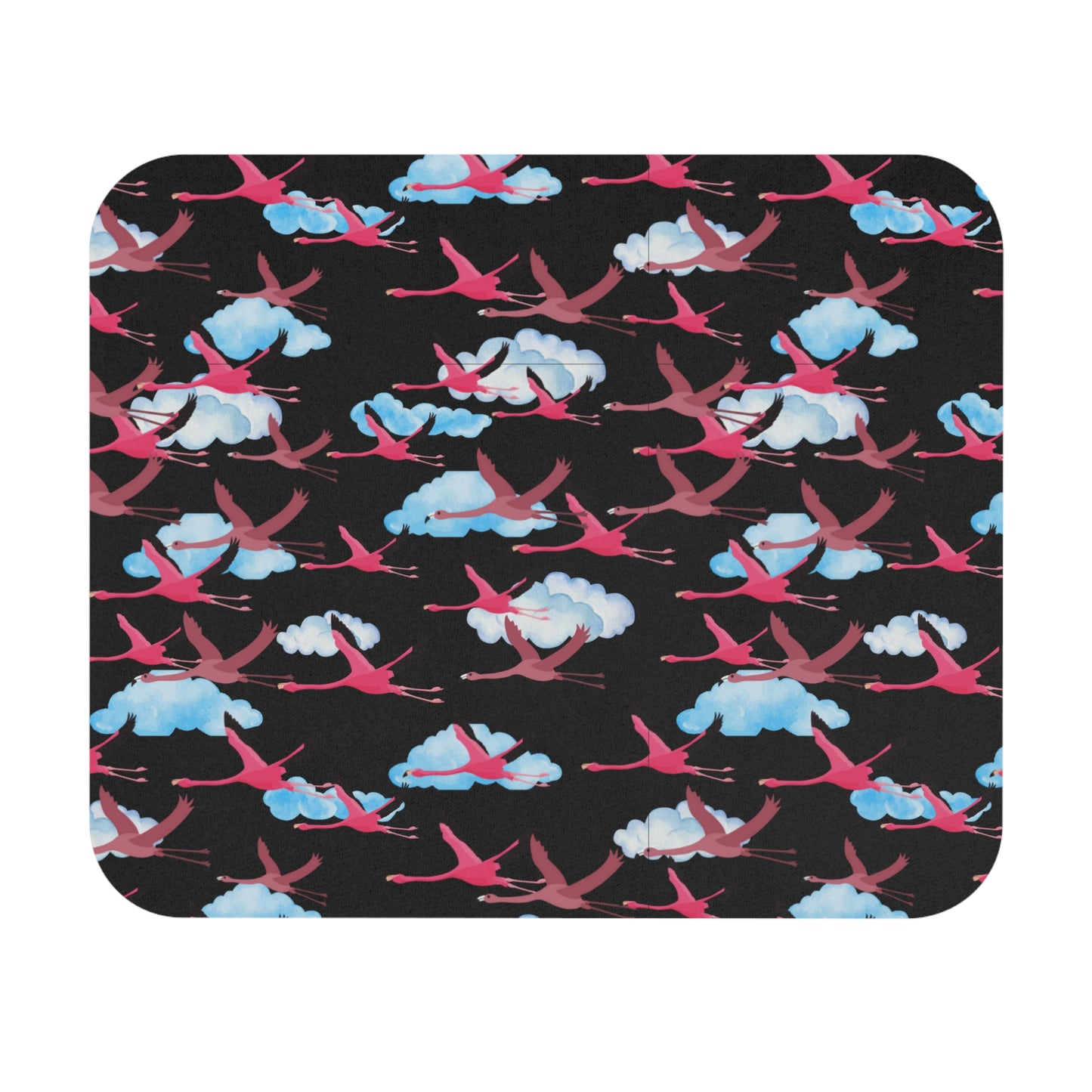 Flying Flamingo Mouse Pad | Fun Office Decor, Computer Accessories, Gift for Animal Lovers, Desk Accessories, Unique Home Office Style