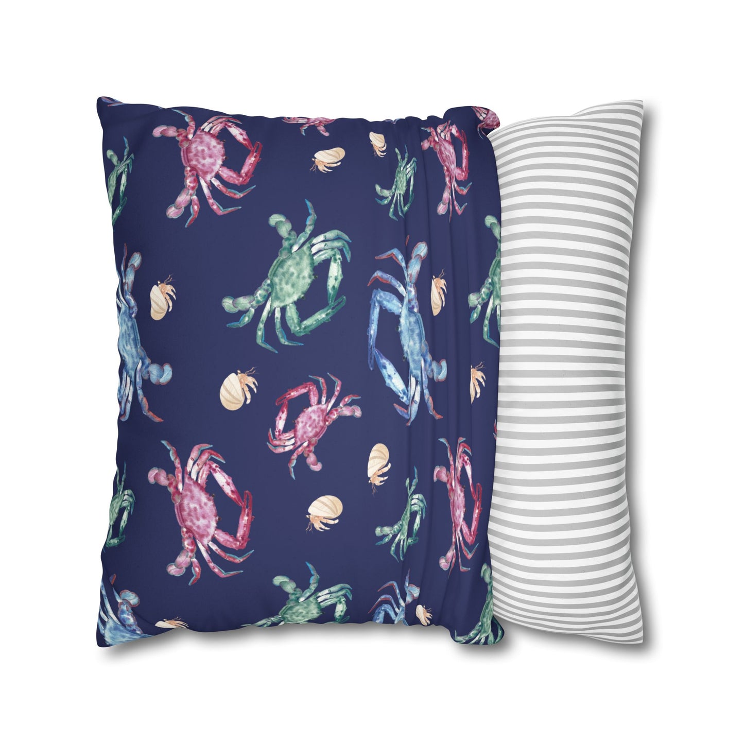 Beach Dweller Lux Faux Suede Throw Pillow Cover – 18" x 18" & 20" x 20"