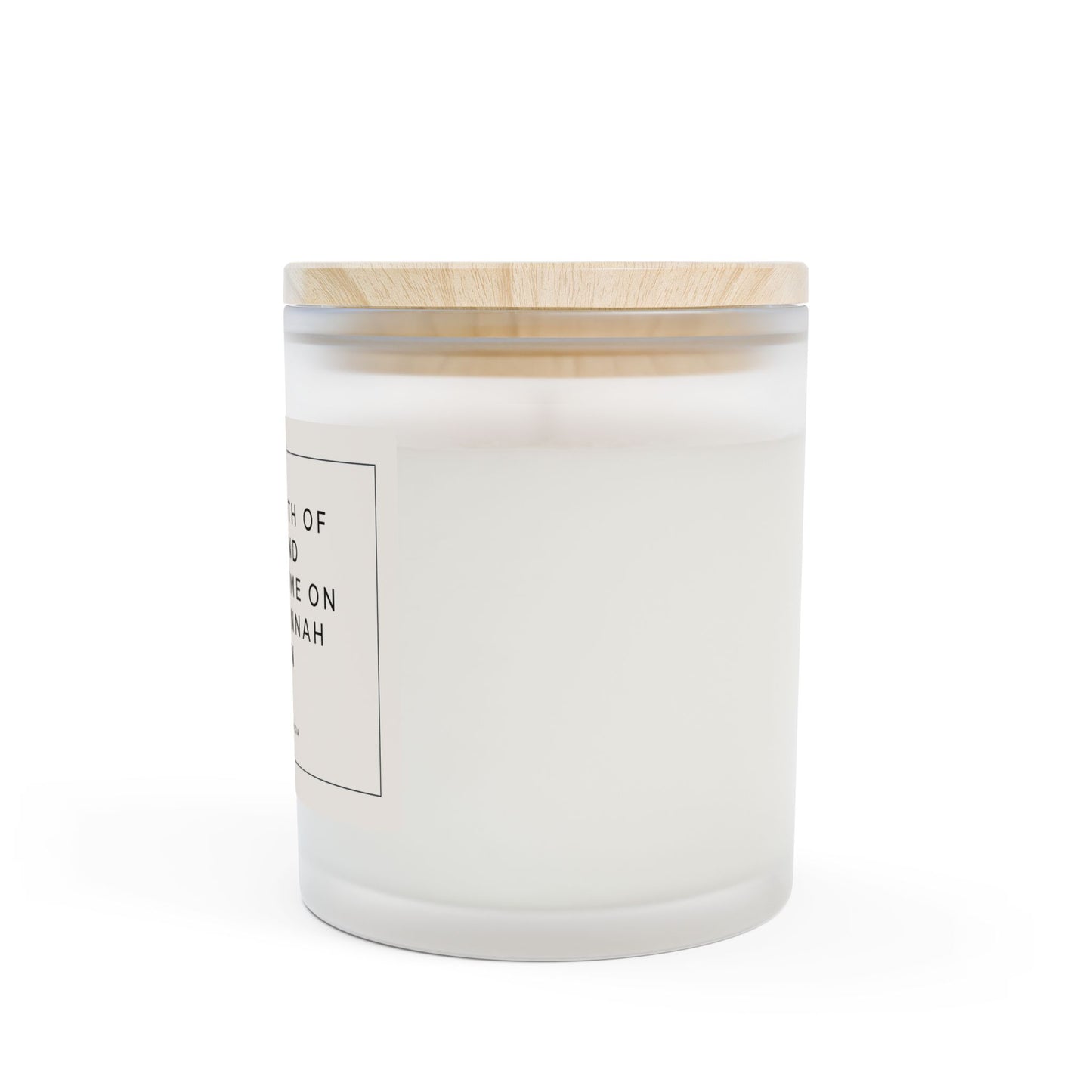 Frosted Glass Candle (11 oz) - Savannah Nostalgia