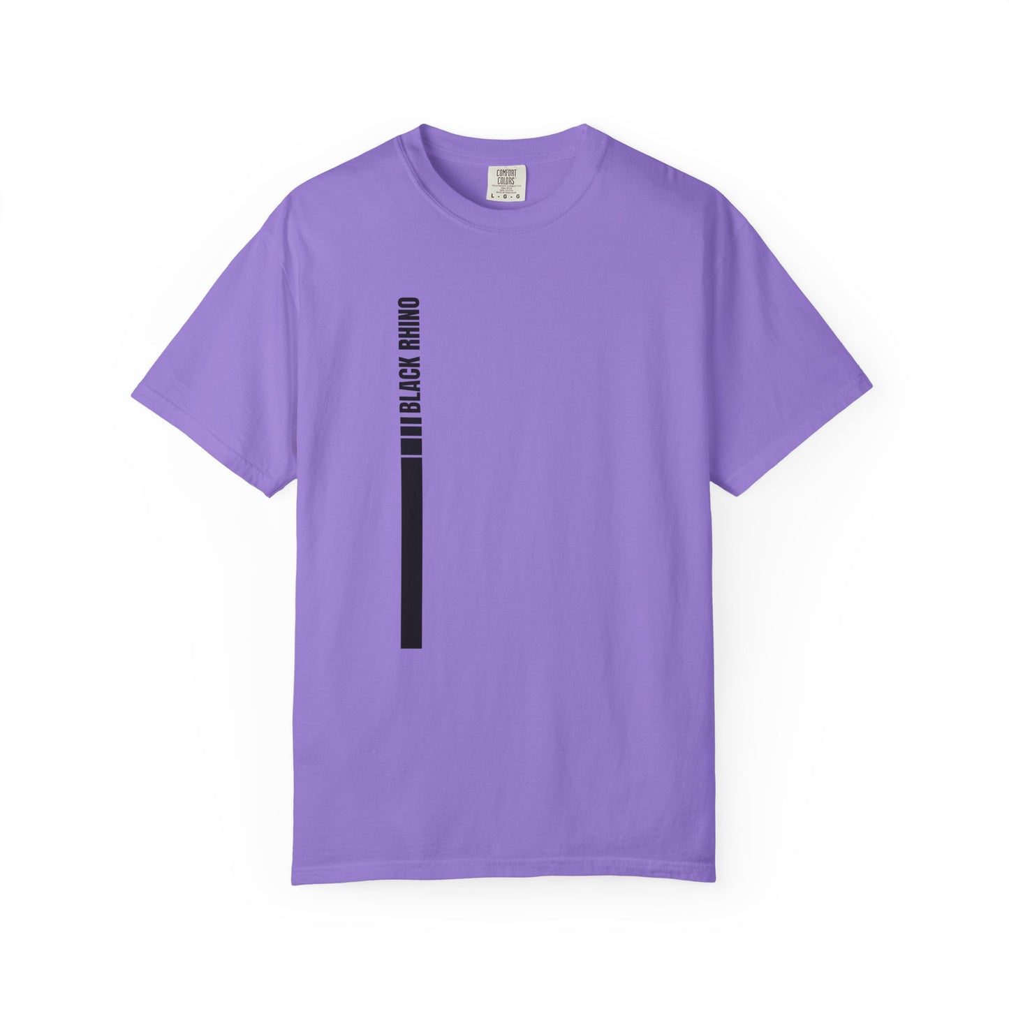 Black Rhino Component Graphic T-Shirt, Unique Casual Wear, Fashionable Gift, Nature Lover Apparel, Perfect for Wildlife Enthusiasts