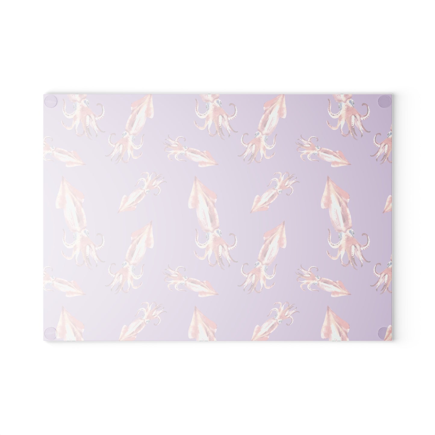 Dancing Squid - Glass Cutting Board