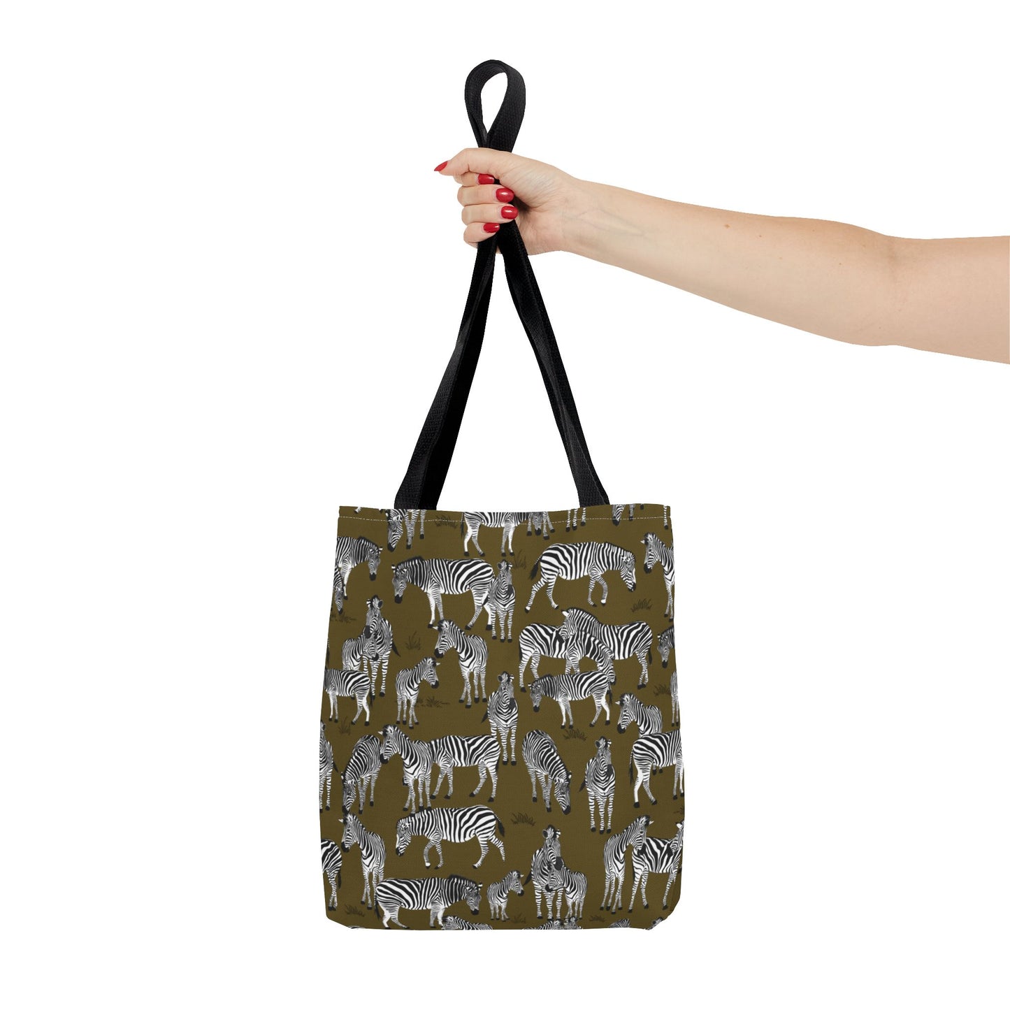 Zebra Herd Tote Bag