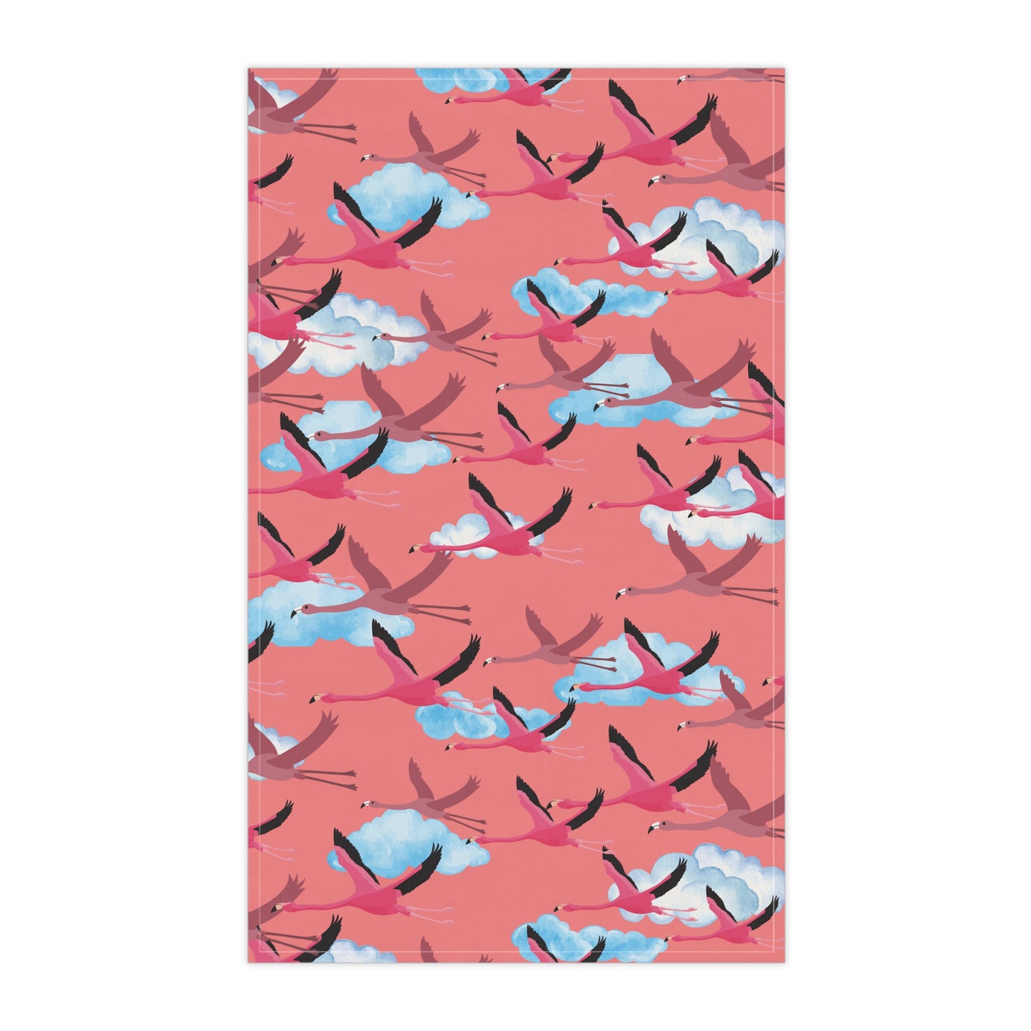 Flying Flamingo Tea Towels