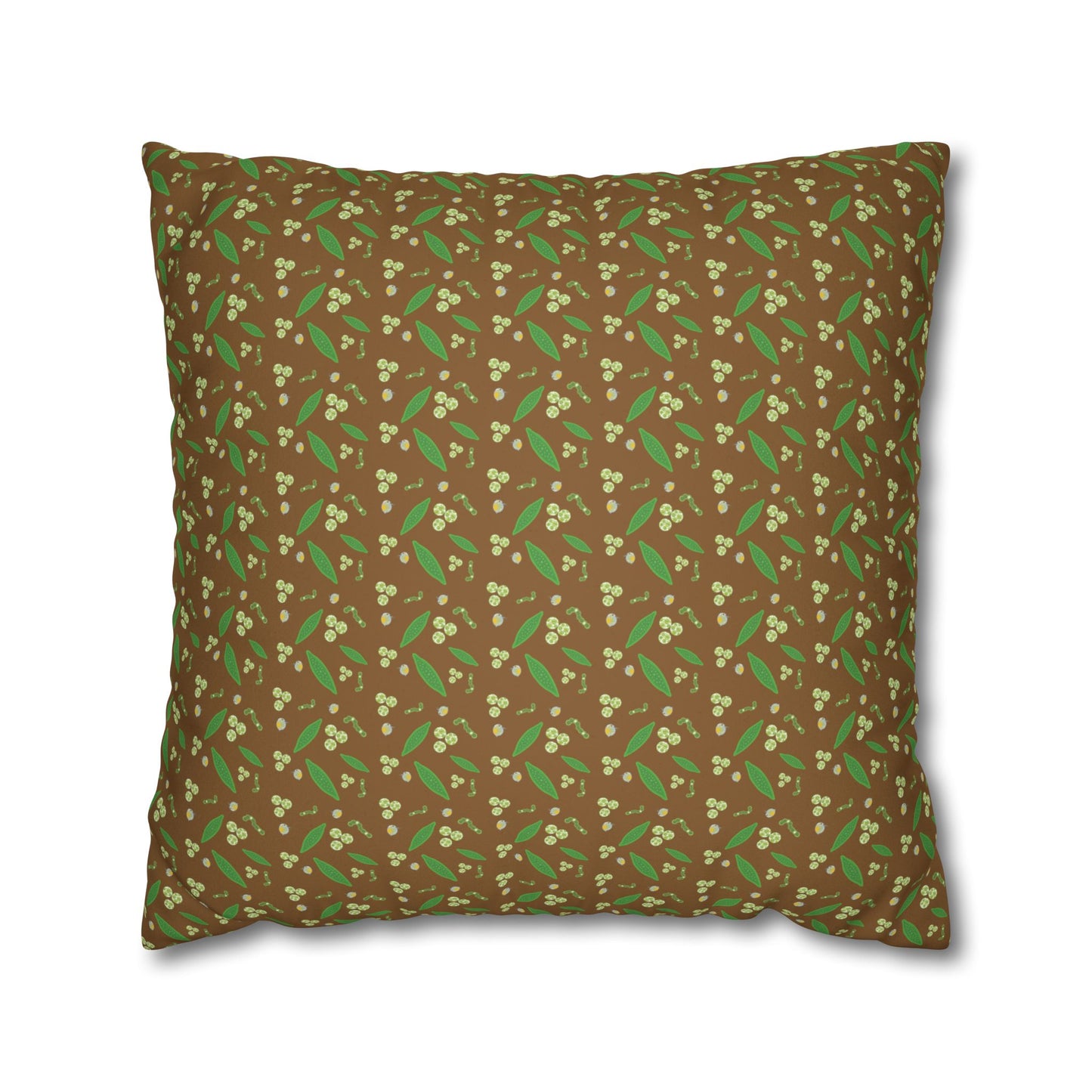Plankton Lux Faux Suede Throw Pillow Cover – 18" x 18" & 20" x 20"
