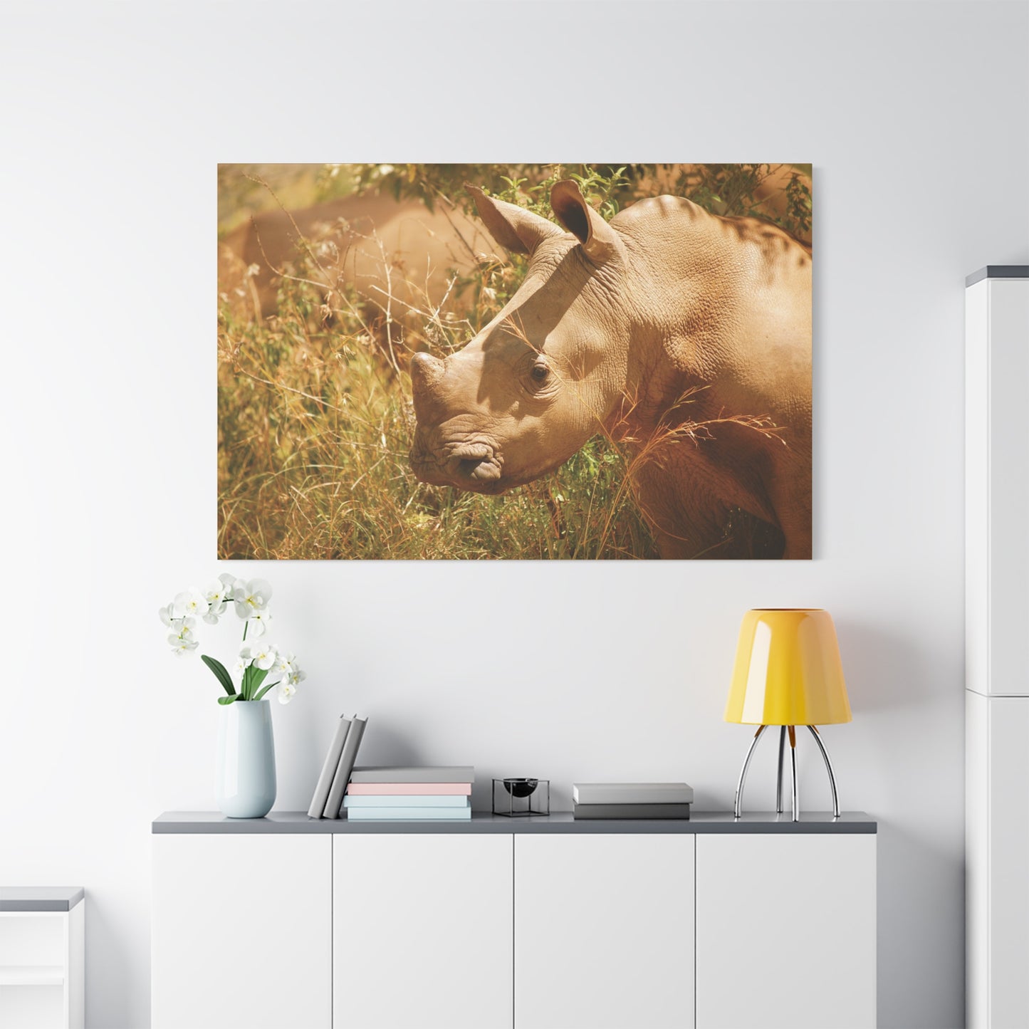 Canvas Art Rhino Baby "Little Giant"