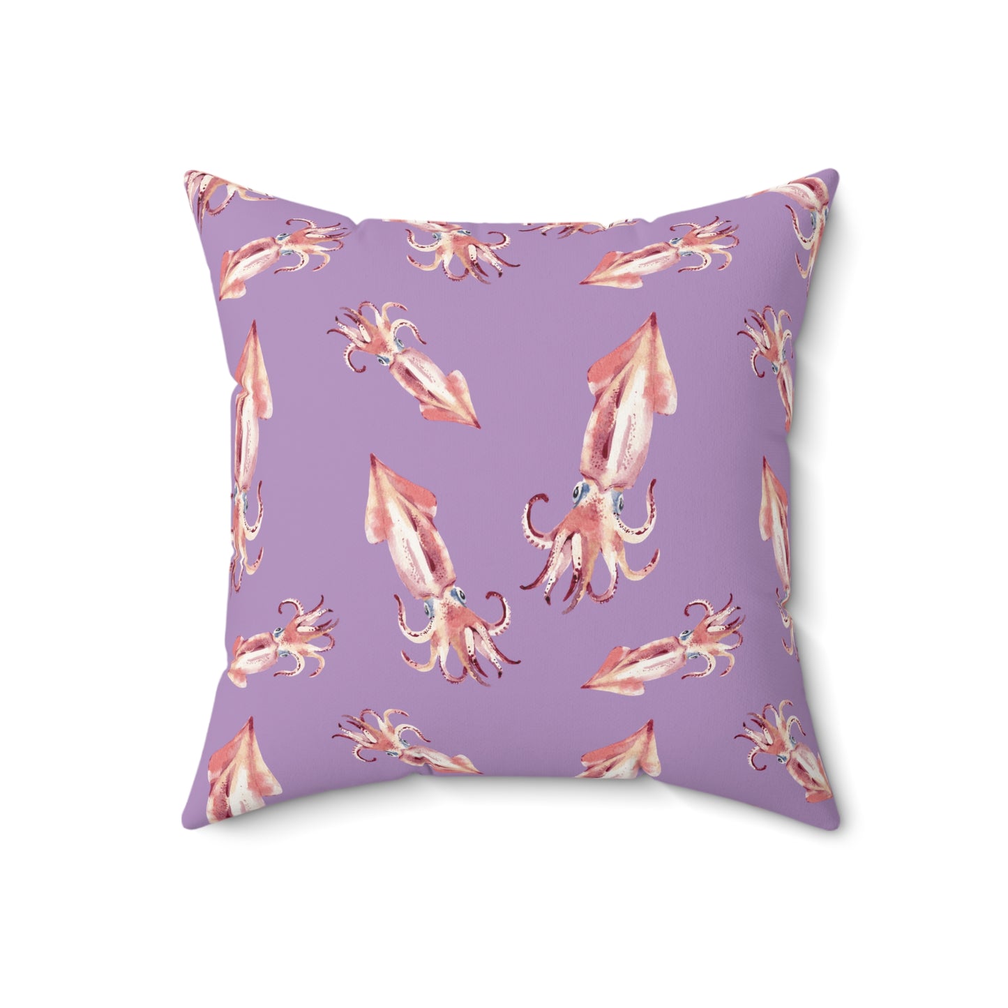 Dancing Squid Lux Faux Suede Throw Pillow with Insert - 18" x 18", 20" x 20"