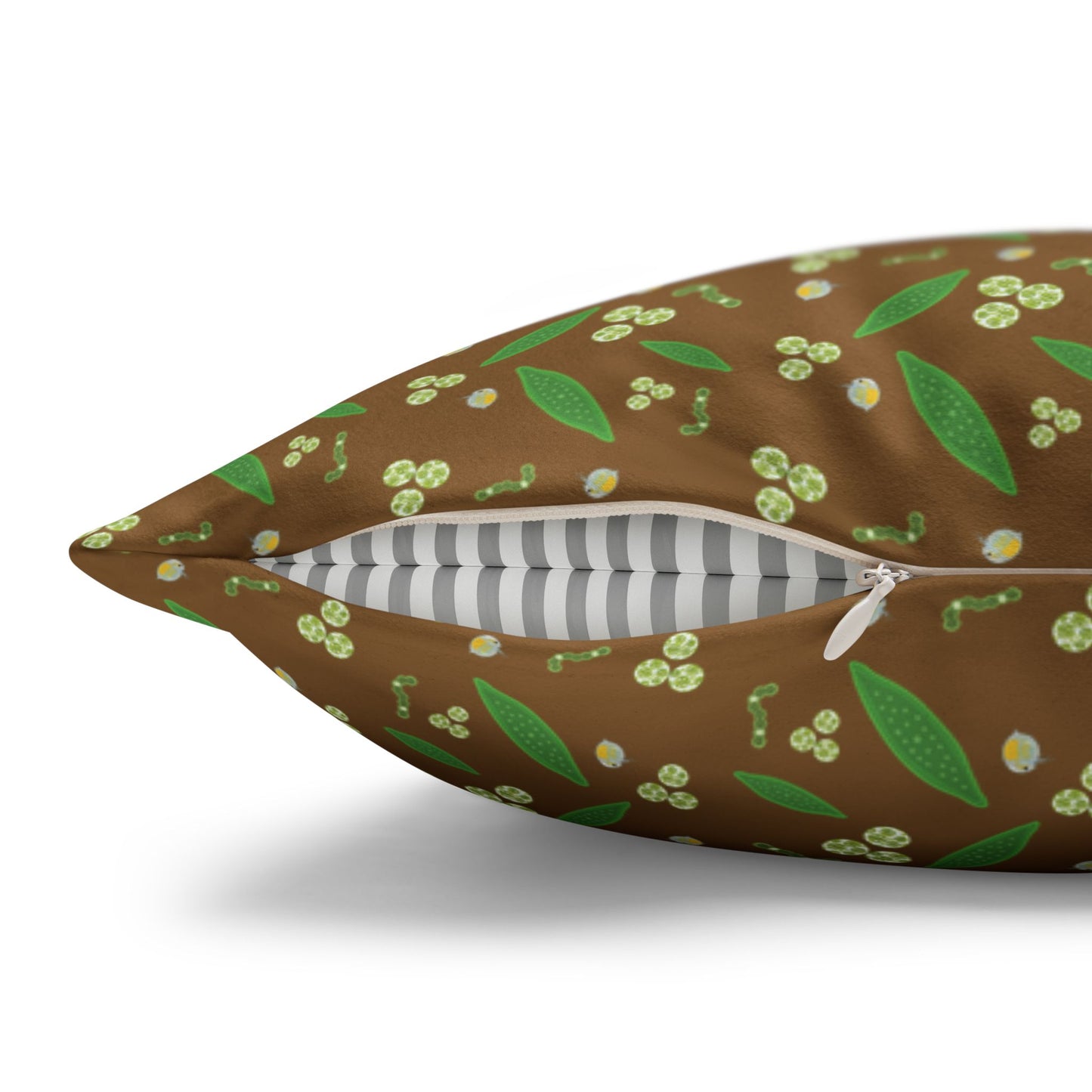 Plankton Lux Faux Suede Throw Pillow Cover – 18" x 18" & 20" x 20"