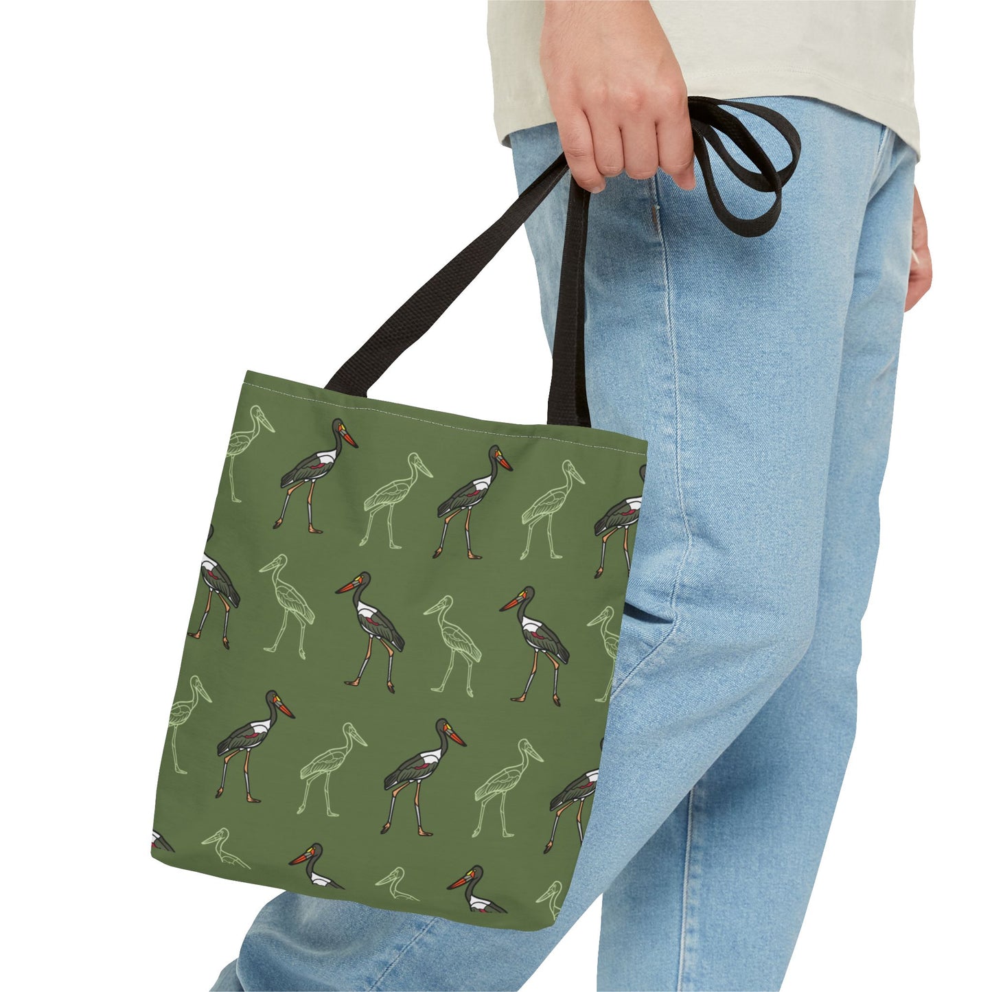Saddle-billed Stork Tote Bag