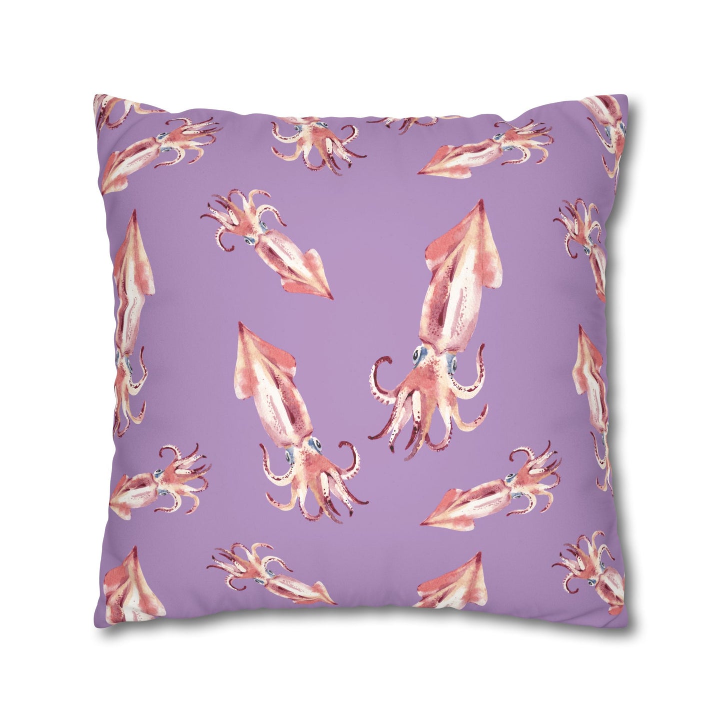 Dancing Squid Lux Faux Suede Throw Pillow Cover – 18" x 18" & 20" x 20"