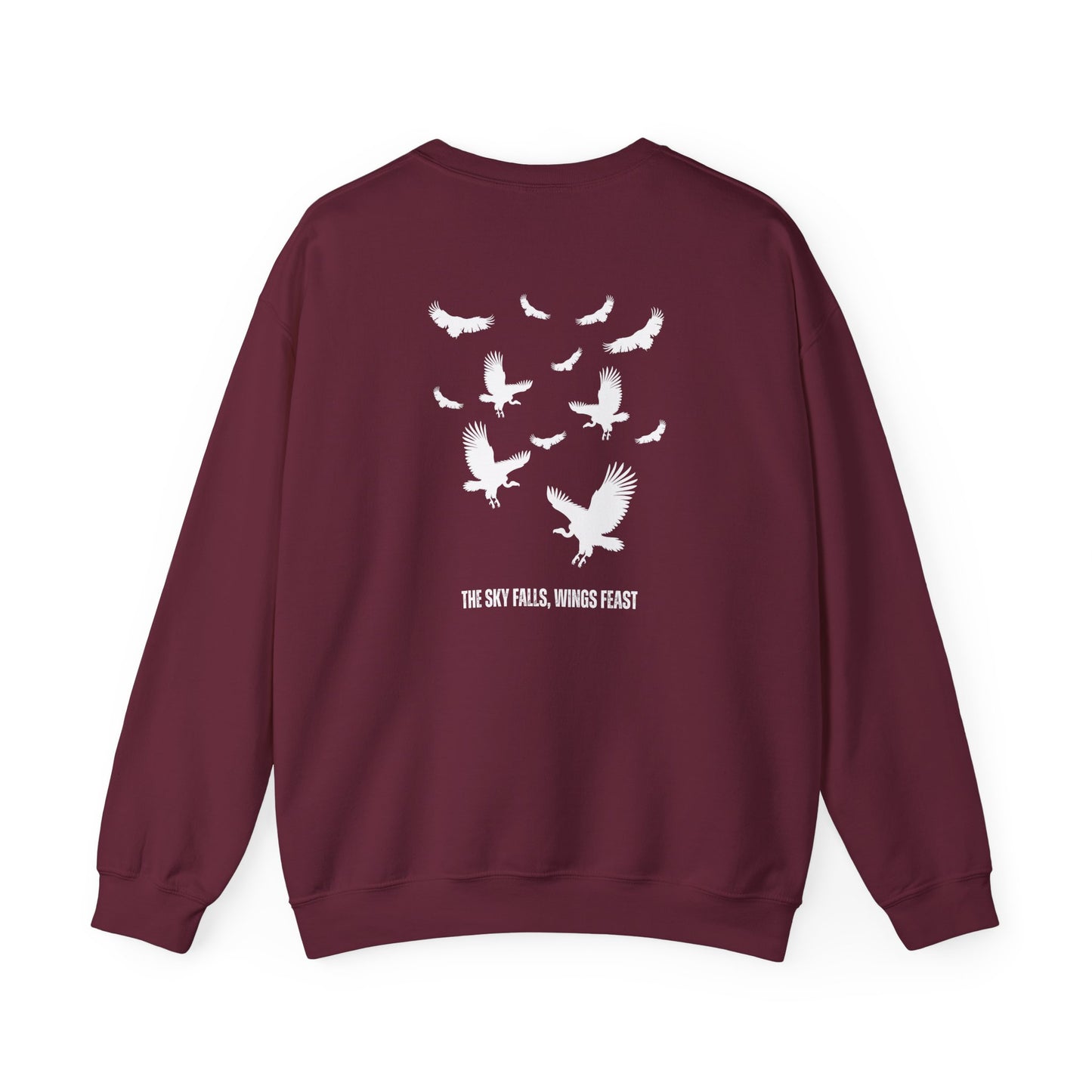 Soaring Vulture Crewneck Sweatshirt | Unisex Sweater for Nature Lovers, Perfect for Gift Giving, Cozy Wear, Outdoor Adventures, Eco-Friendly