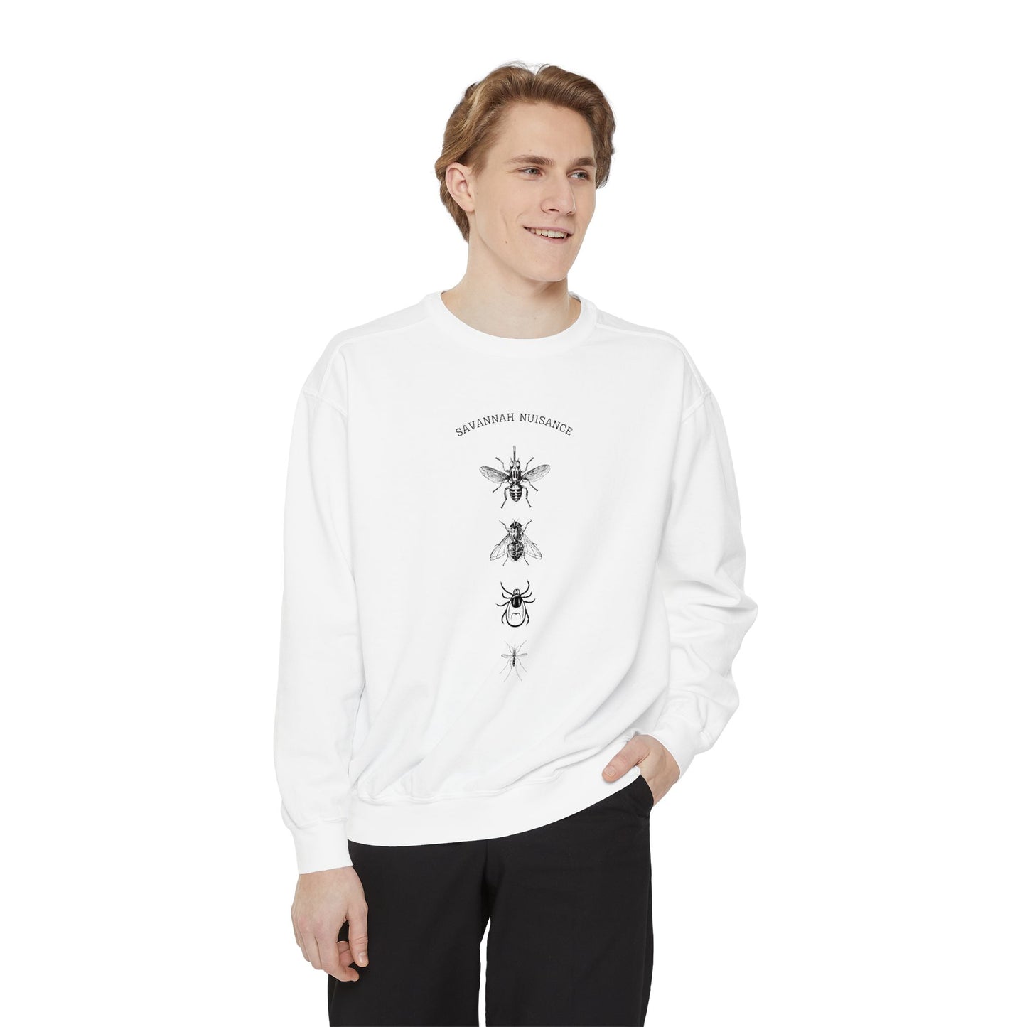 Savannah Nuisance Design Sweatshirt, Cozy Unisex Pullover, Perfect for Nature Lovers, Gifts for Biologists, Casual Layering Piece