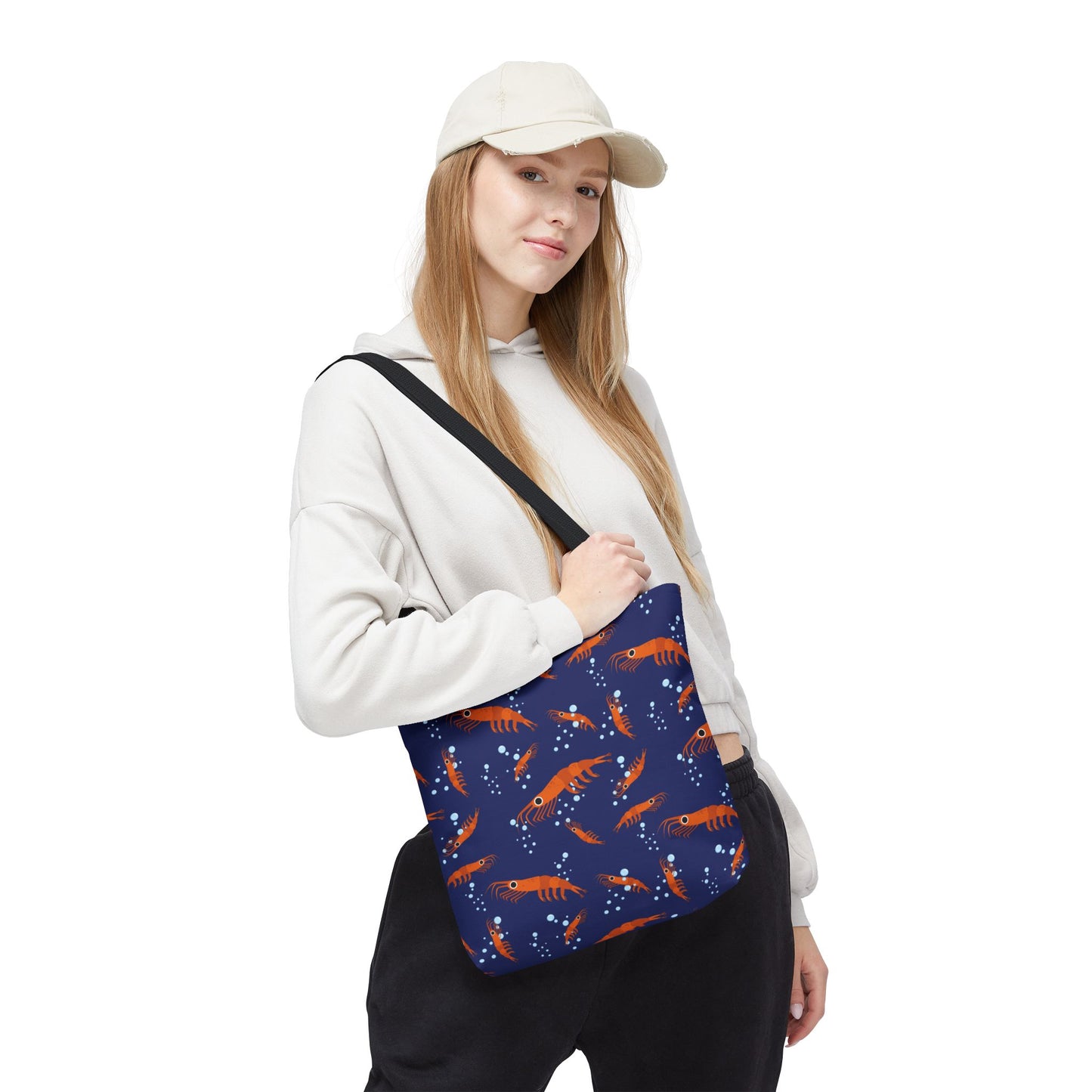 Dancing Shrimp Tote Bag