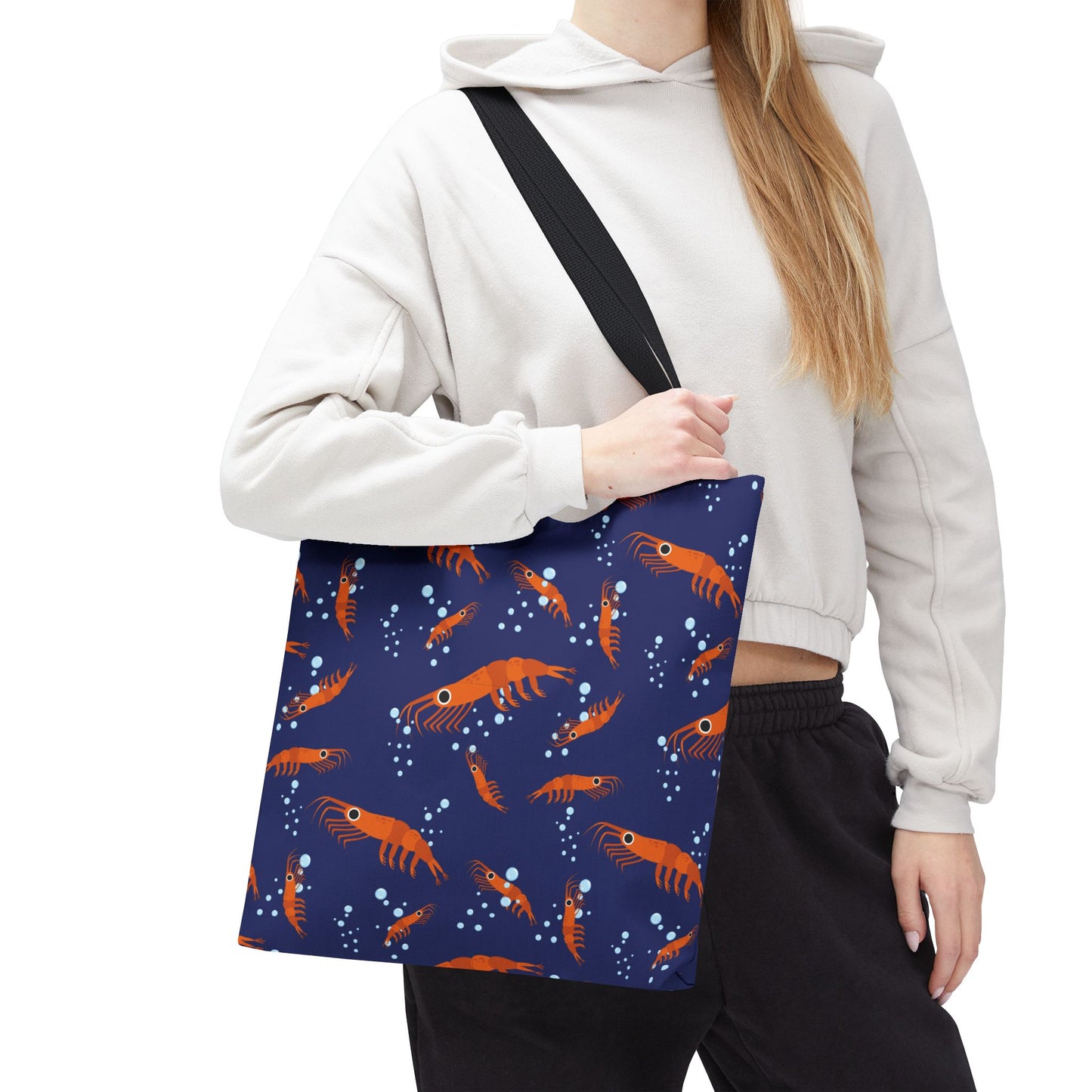 Dancing Shrimp Tote Bag