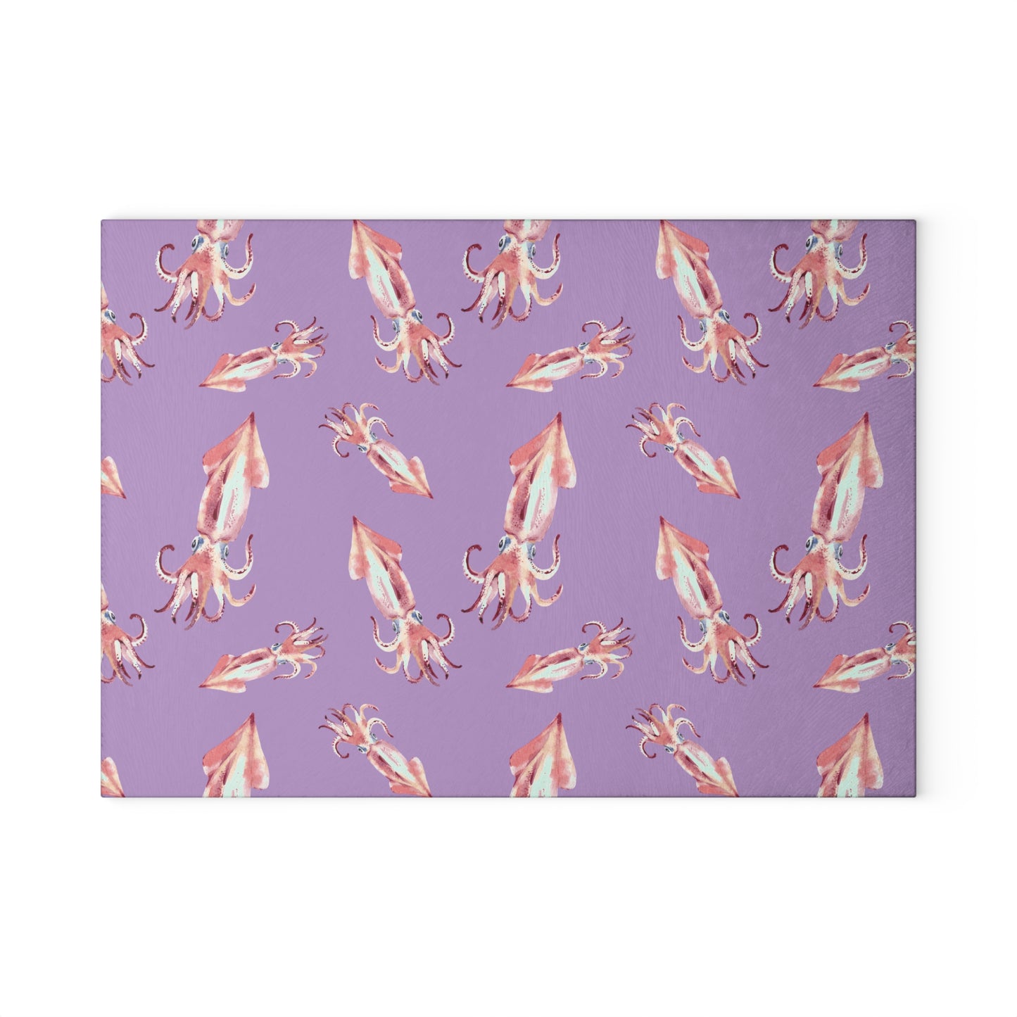 Dancing Squid - Glass Cutting Board