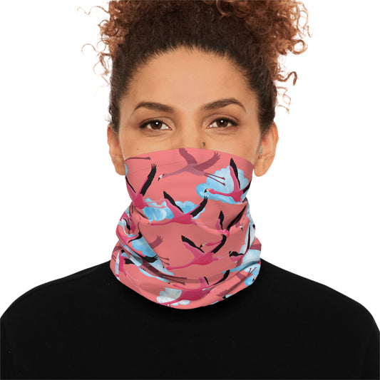 Flying Flamingo Neck Gaiter