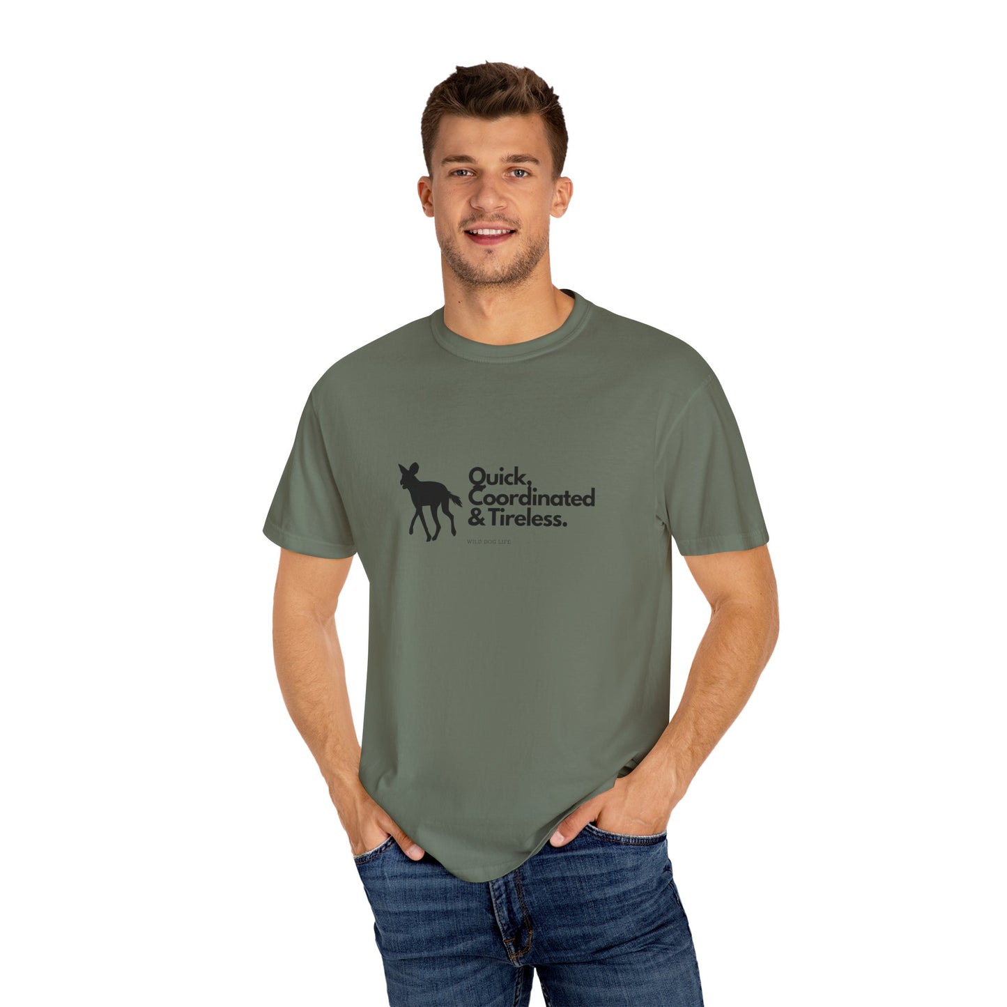 Wild Dog Trait T-Shirt | Unisex Garment-Dyed Tee for Animal Lovers, Casual Wear, Gift Idea, Everyday Comfort, Statement Shirt