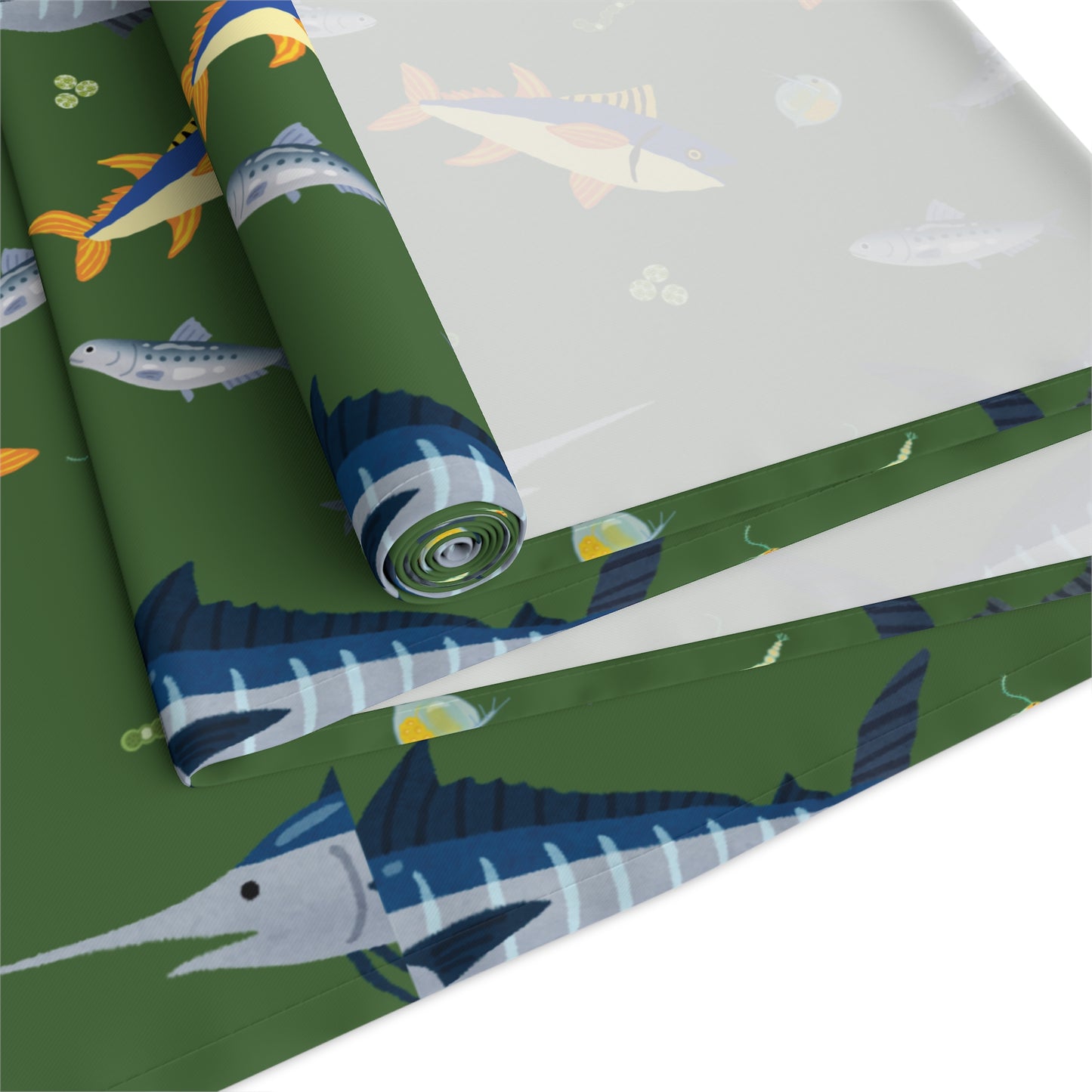 Table Runner - Marine Food Chain