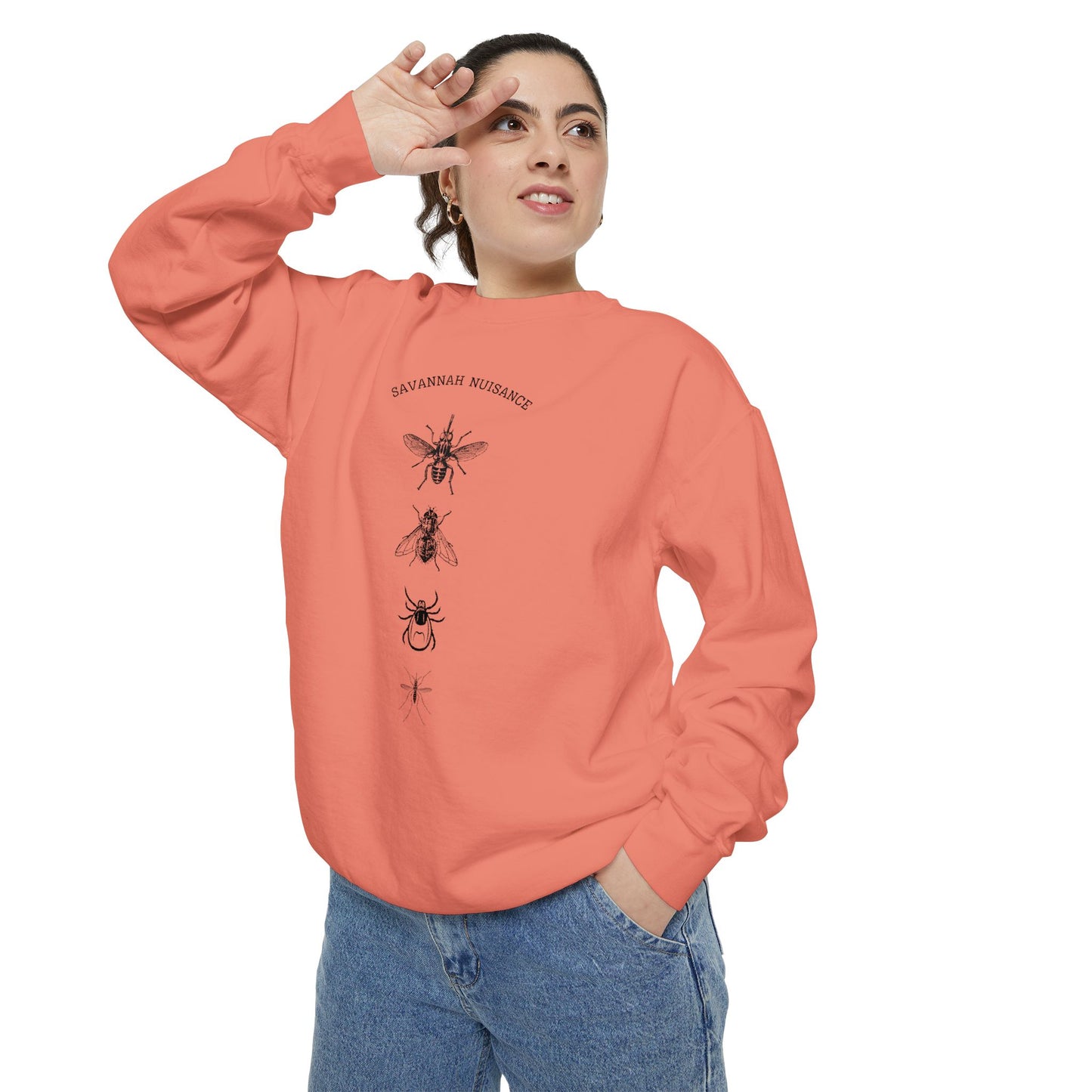 Savannah Nuisance Design Sweatshirt, Cozy Unisex Pullover, Perfect for Nature Lovers, Gifts for Biologists, Casual Layering Piece