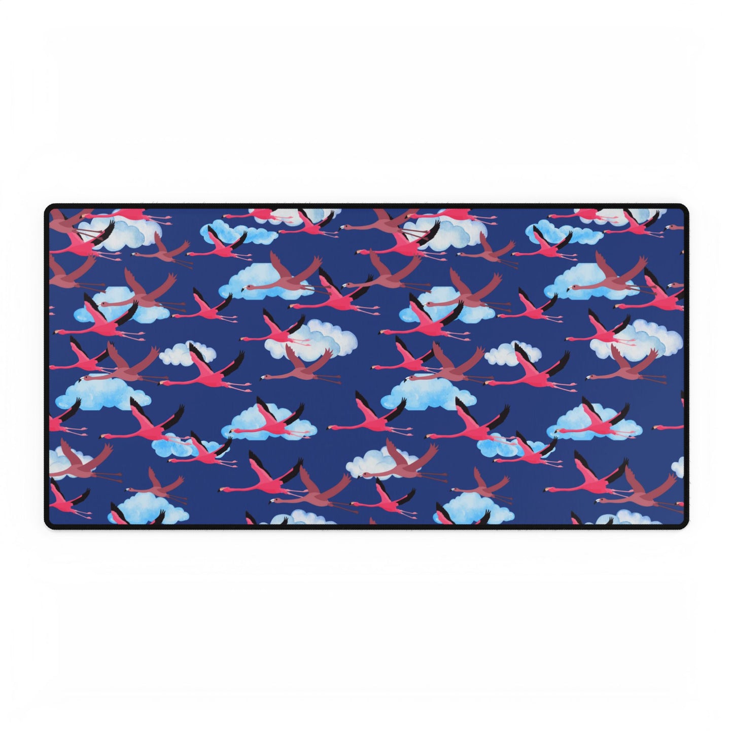 Flying Flamingo Desk Mats for Home Office, Non-Slip Desktop Mat, Cute Workspace Decor, Personalized Office Gifts, Stylish Desk Accessories