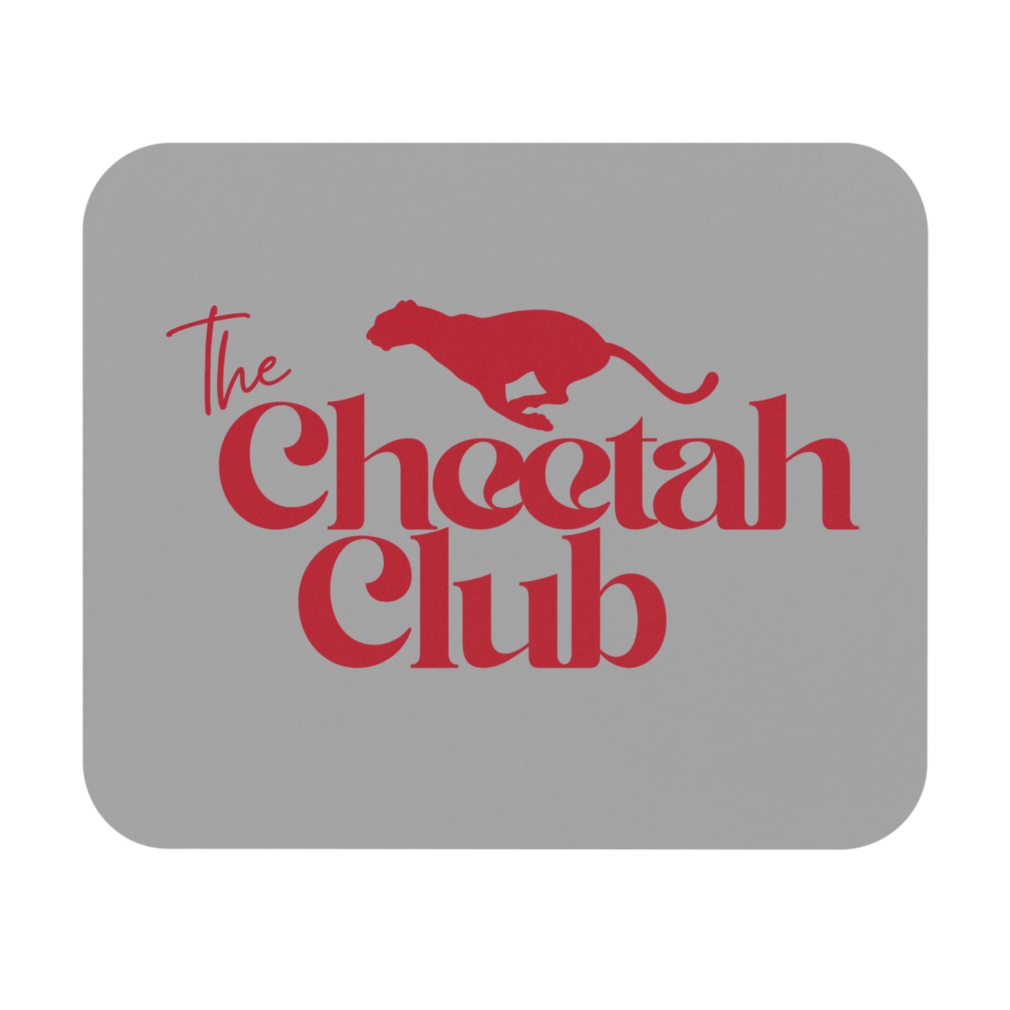 Stylish Cheetah Club Mouse Pad - Perfect Gift, Desk Decor, Gamer Accessory, Office Supplies, Animal Lover Gift