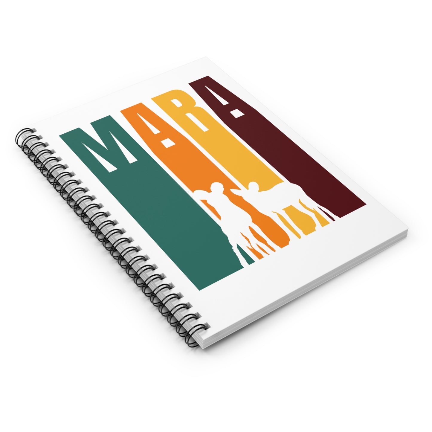 Wild Dogs in the Mara Spiral Notebook - Ruled Line | Eco-Friendly Journal, Masai Mara Safari, Travel Planner, Gift for Animal Lovers, Creative Writing, Nature Enthusiasts