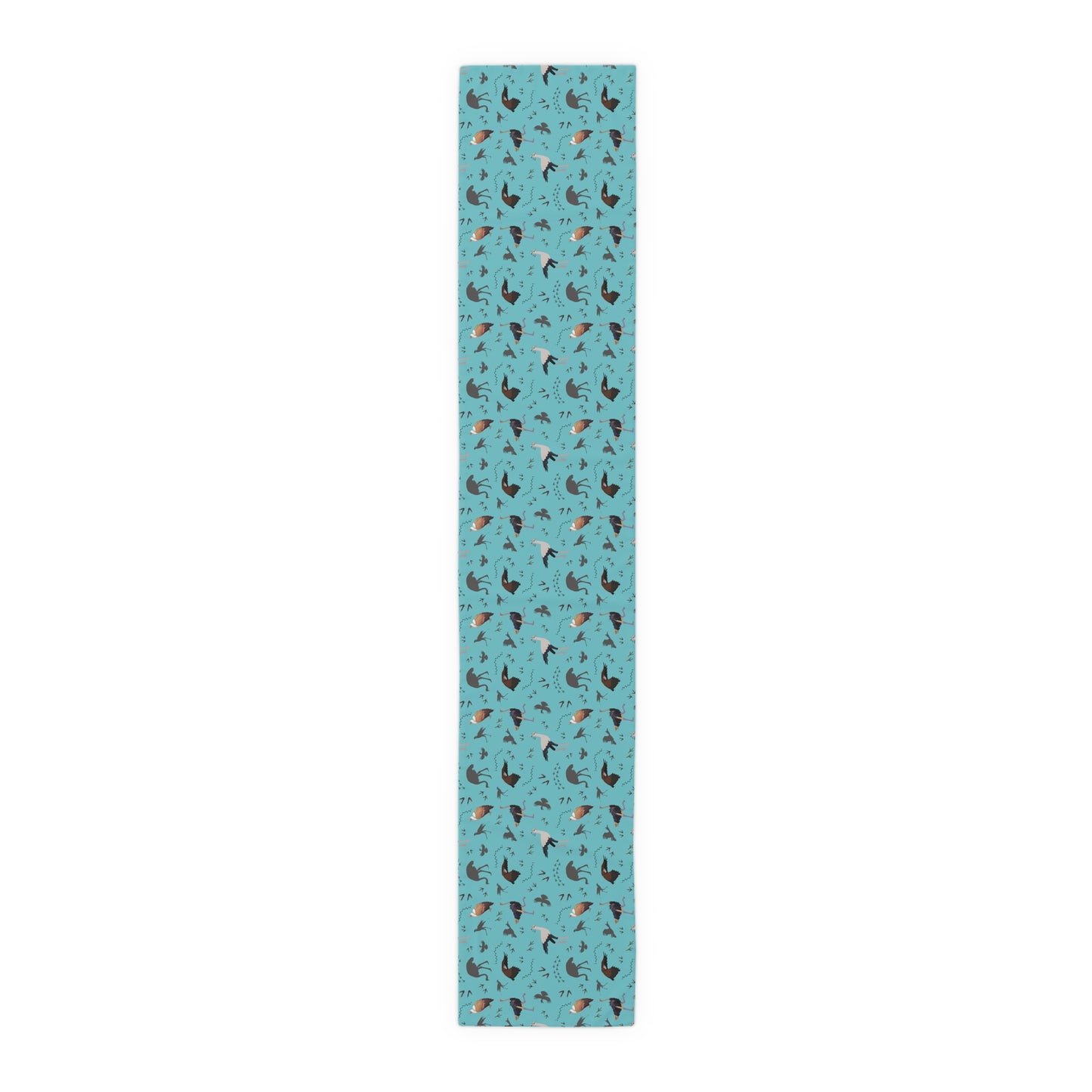 Table Runner - Safari Bird Print (Teal)