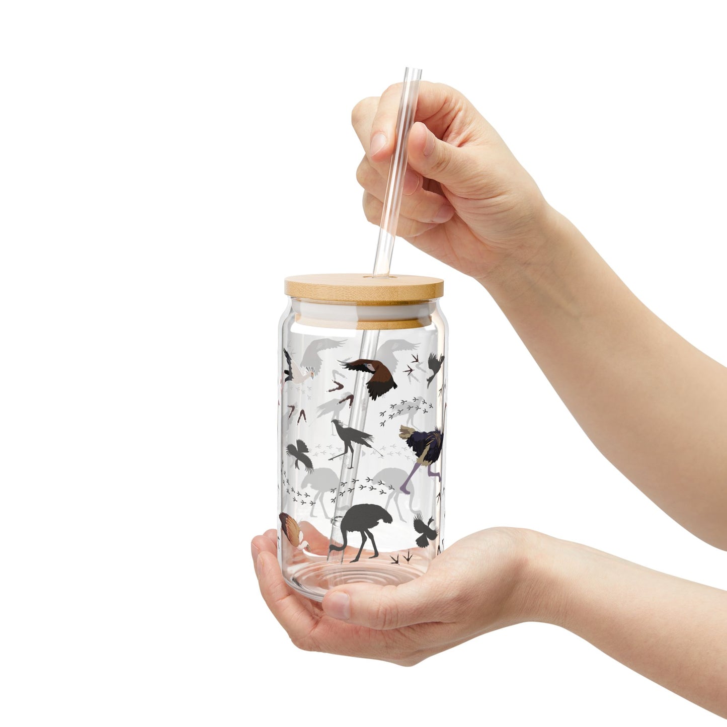 Safari Bird Sipper Glass