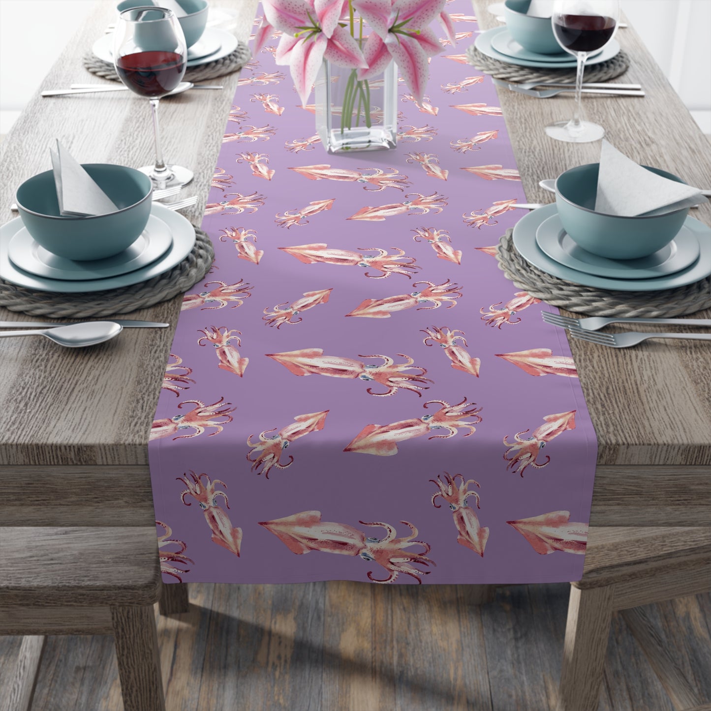 Table Runner - Dancing Squid