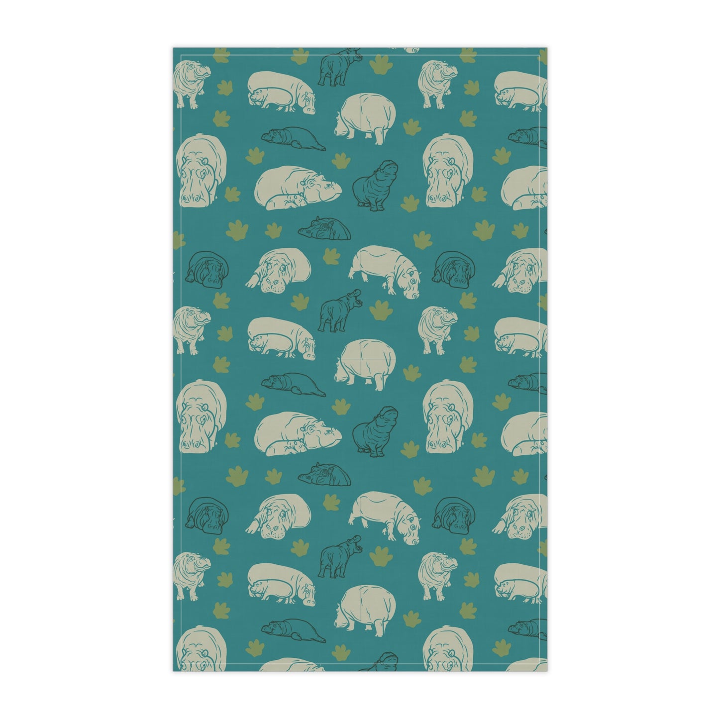 Hippo Pod Tea Towels