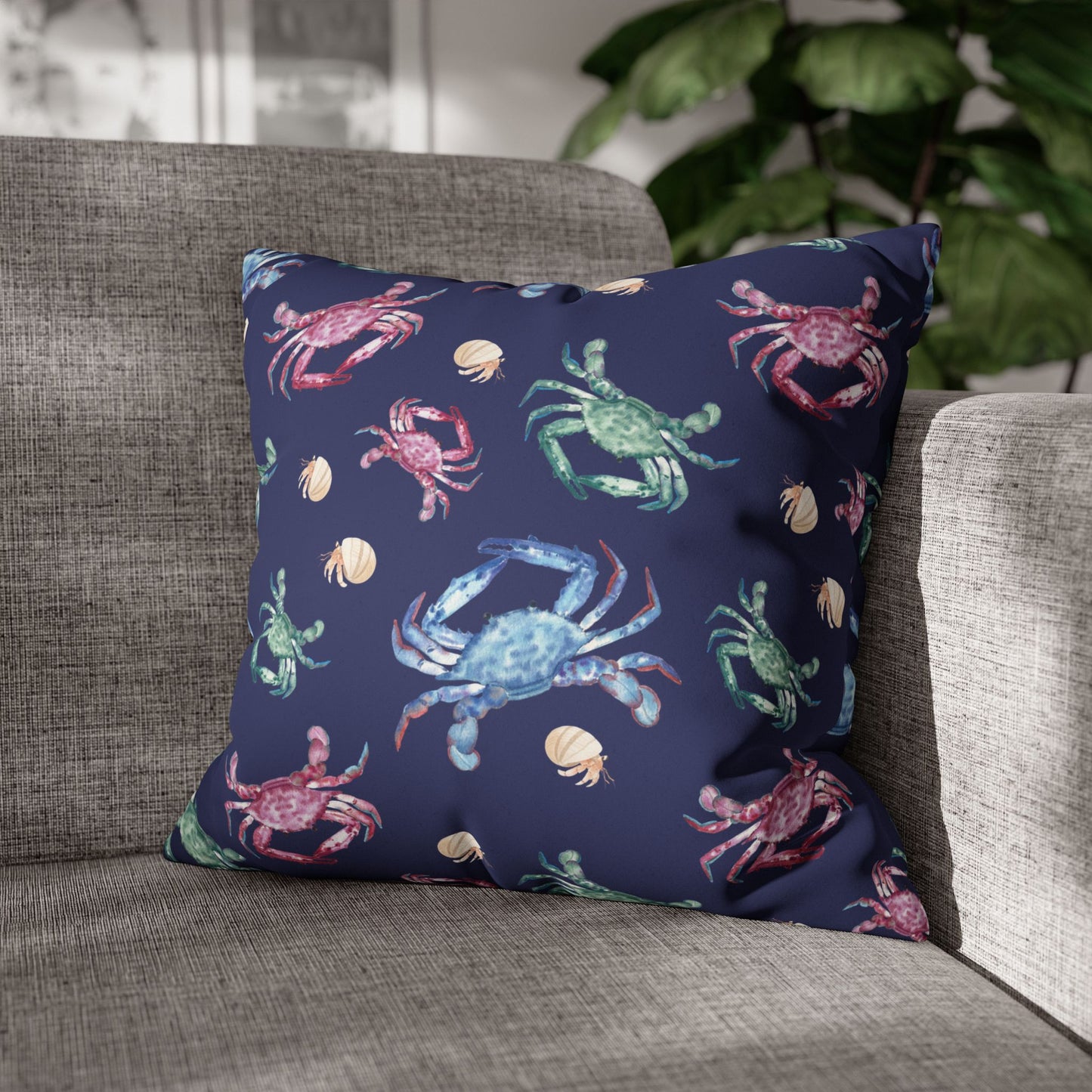 Beach Dweller Lux Faux Suede Throw Pillow Cover – 18" x 18" & 20" x 20"