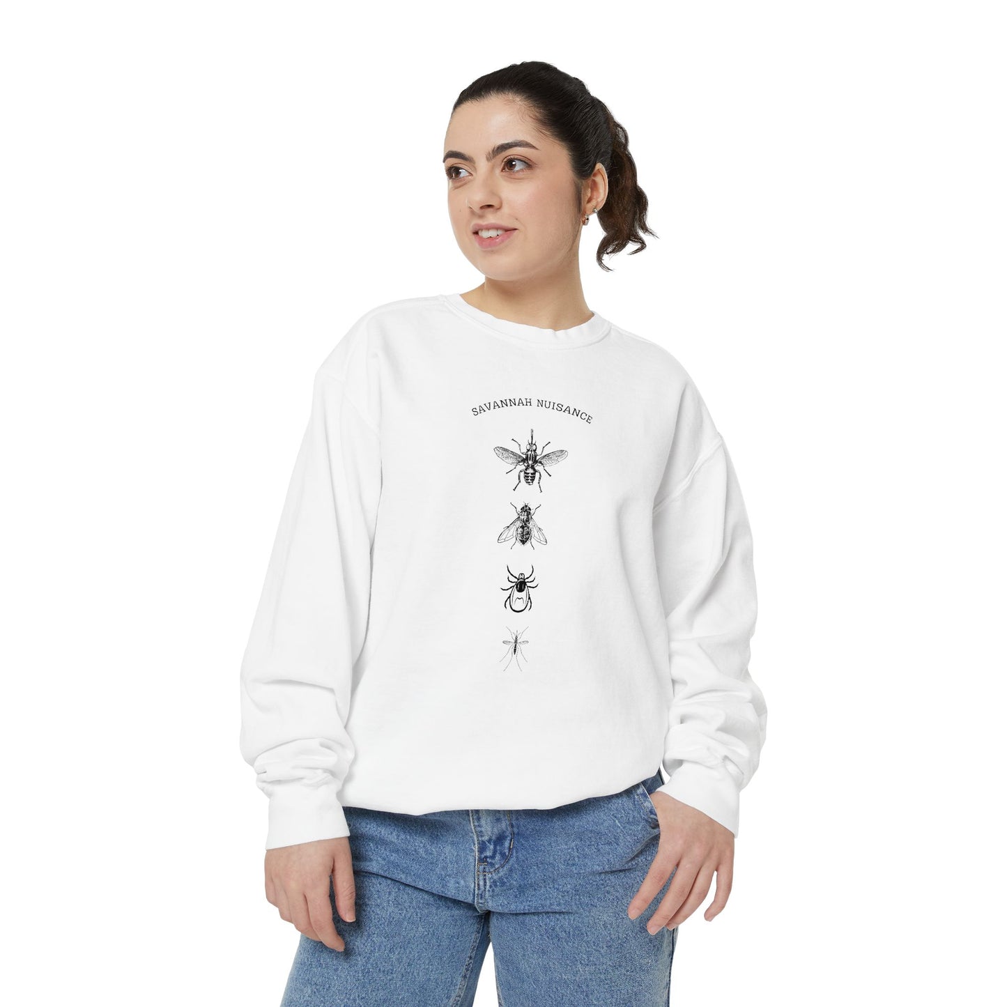 Savannah Nuisance Design Sweatshirt, Cozy Unisex Pullover, Perfect for Nature Lovers, Gifts for Biologists, Casual Layering Piece