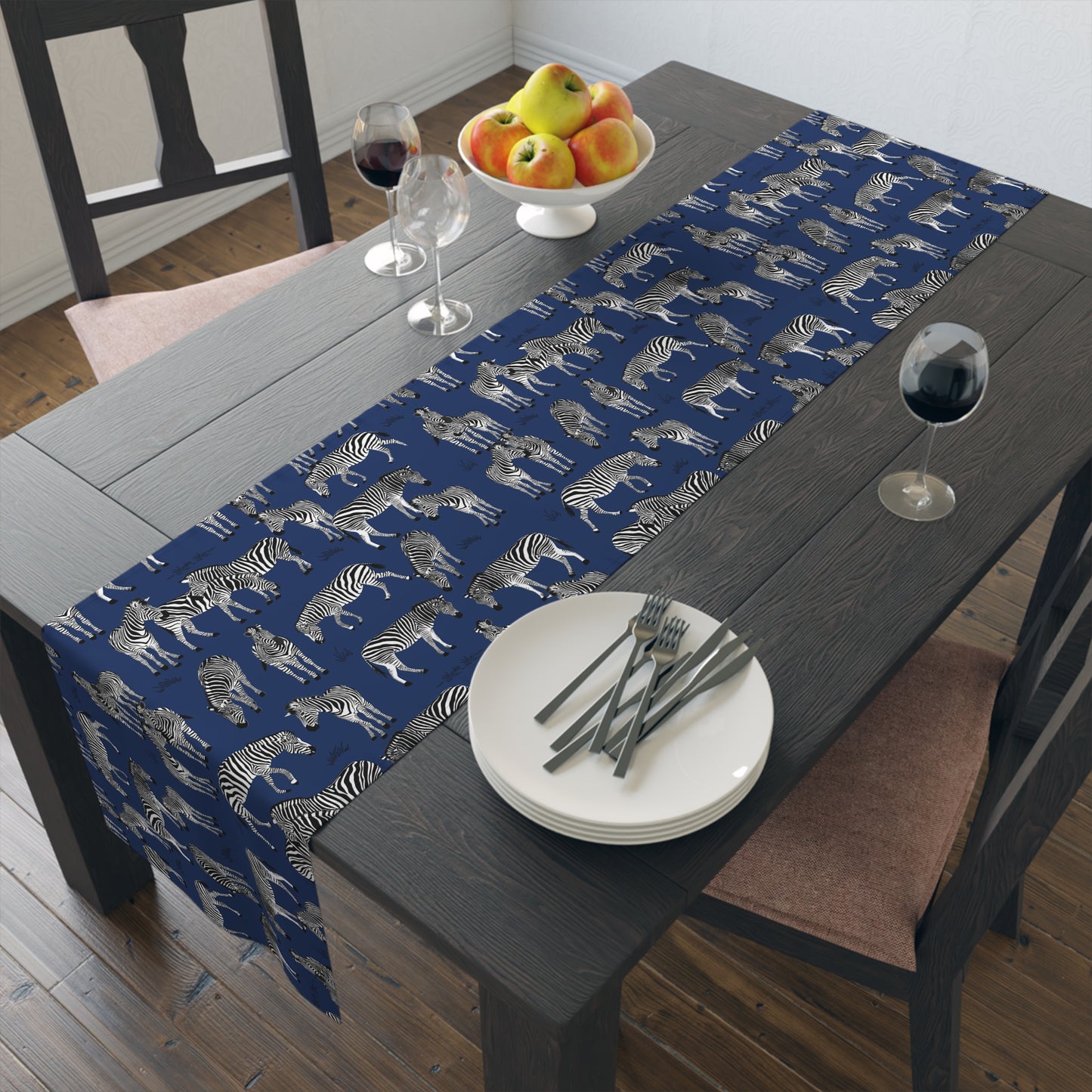 Table Runner - Zebra Herd
