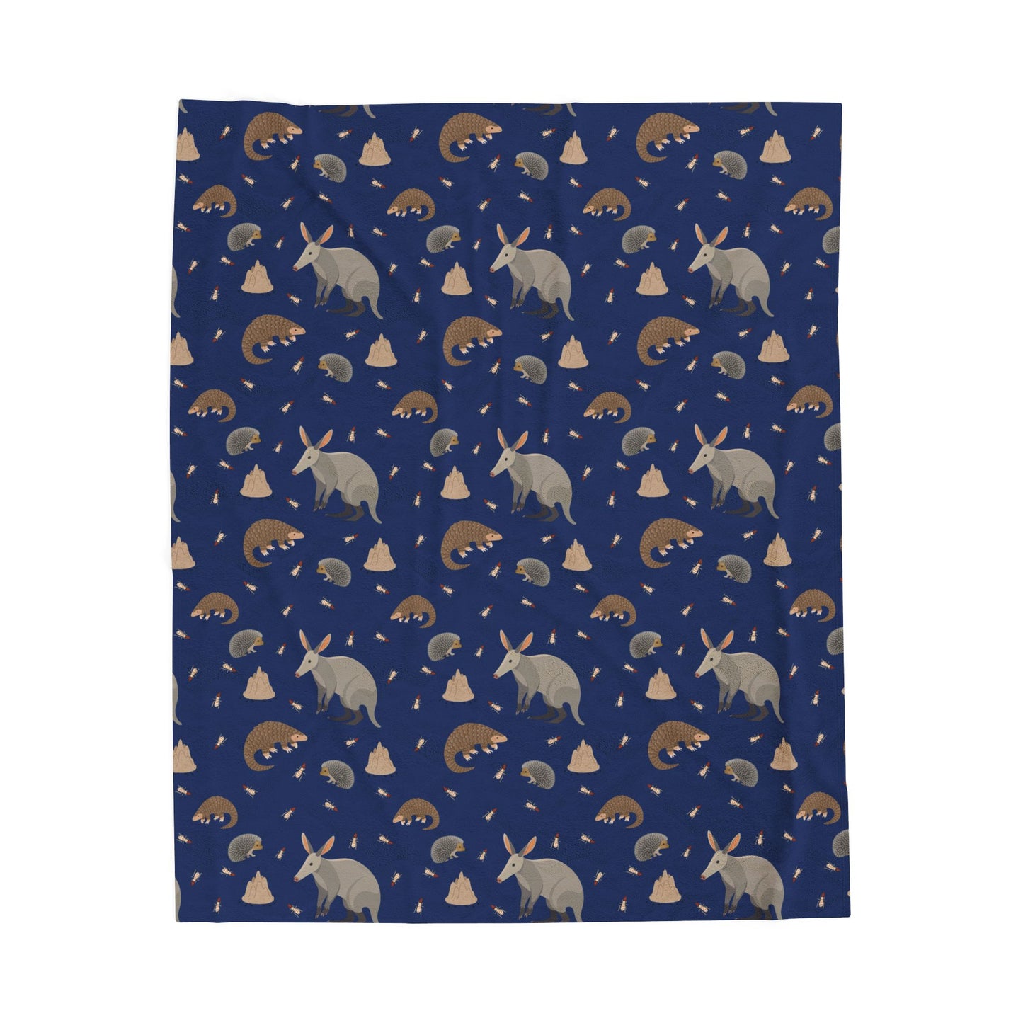 Nocturnal Animal Velveteen Plush Blanket