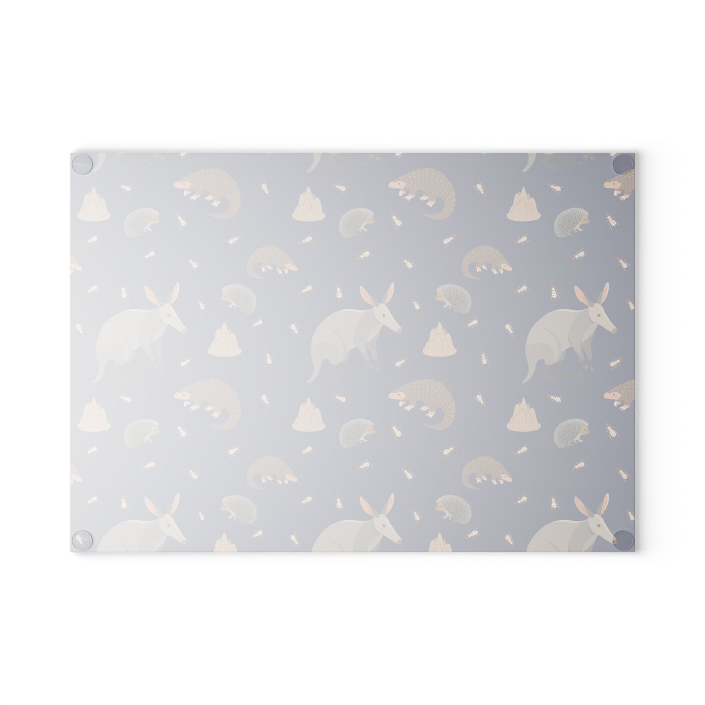 Nocturnal Animal Glass Cutting Board