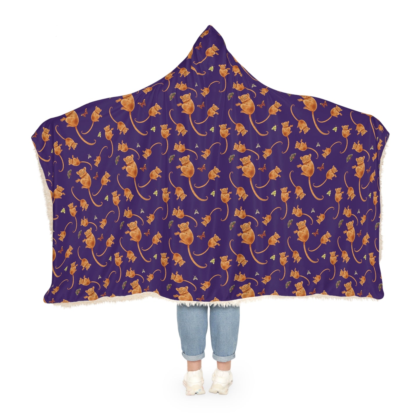 Bushbaby Troop Hooded Snuggle Blanket