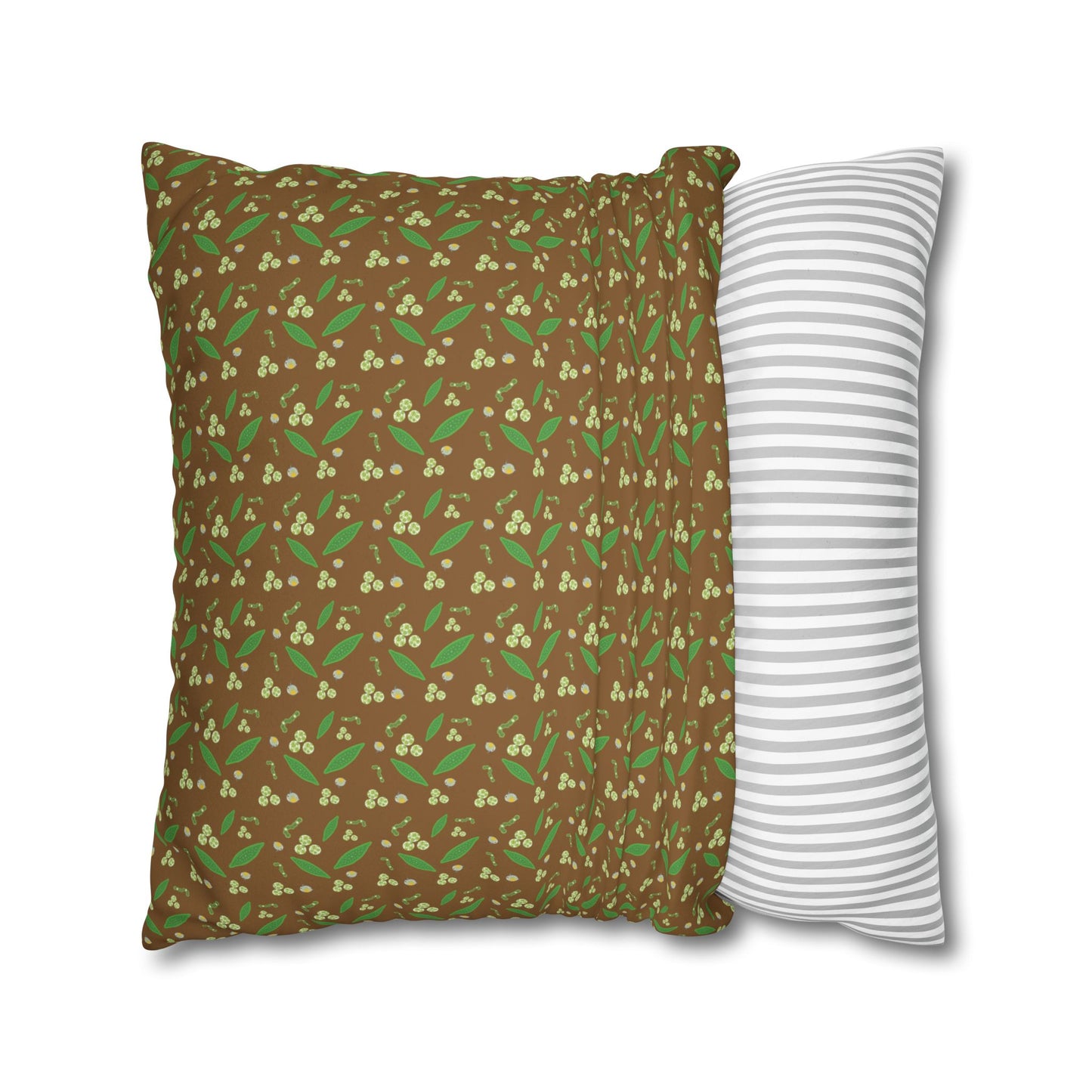 Plankton Lux Faux Suede Throw Pillow Cover – 18" x 18" & 20" x 20"